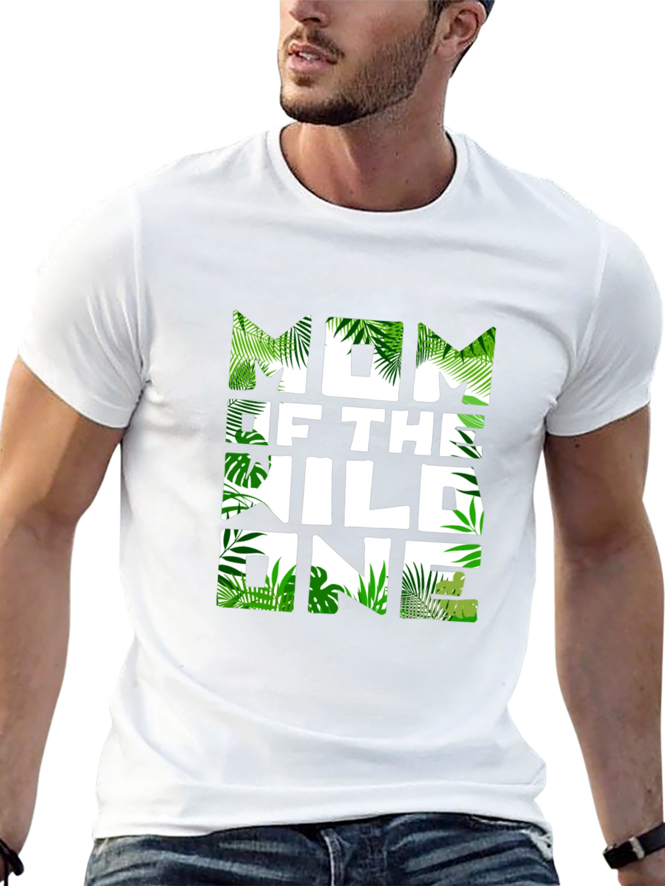 Mom of The Wild One Jungle Theme T-Shirt