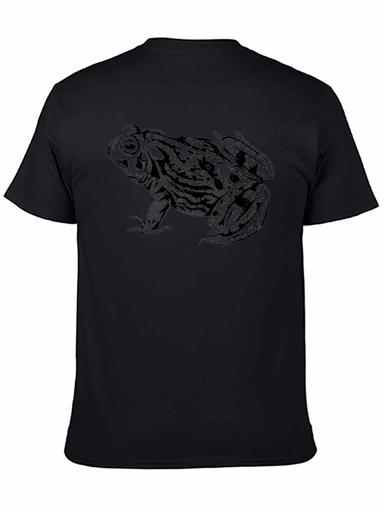 Black Frog Graphic T-Shirt - Mens Casual Tee