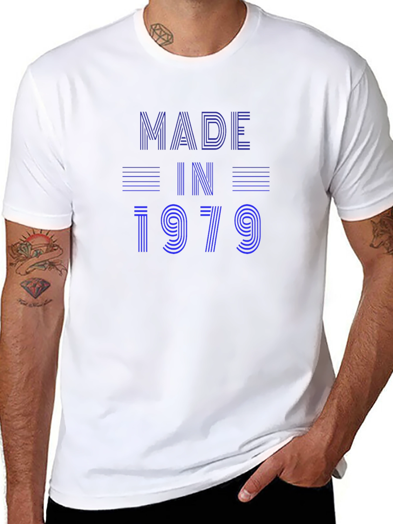 Made in 1979 Black T-Shirt