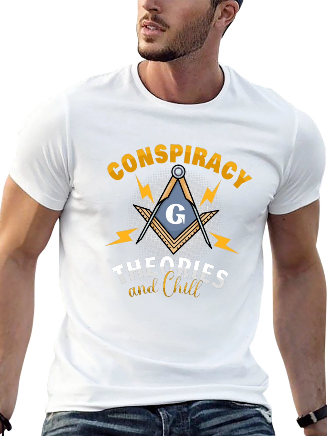 Conspiracy Theories & Chill Black T-Shirt