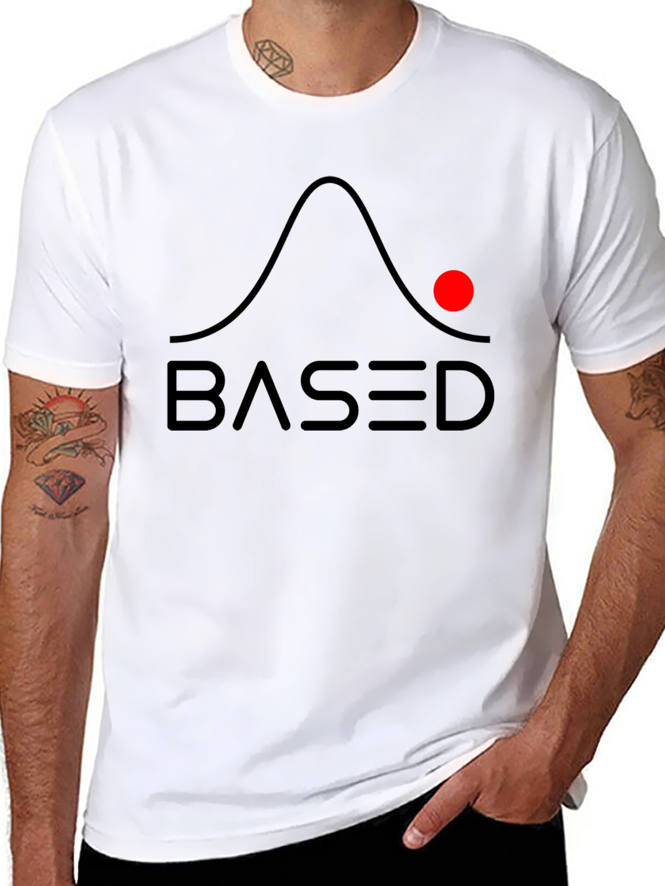Based T-Shirt - Probability Distribution Graphic Tee