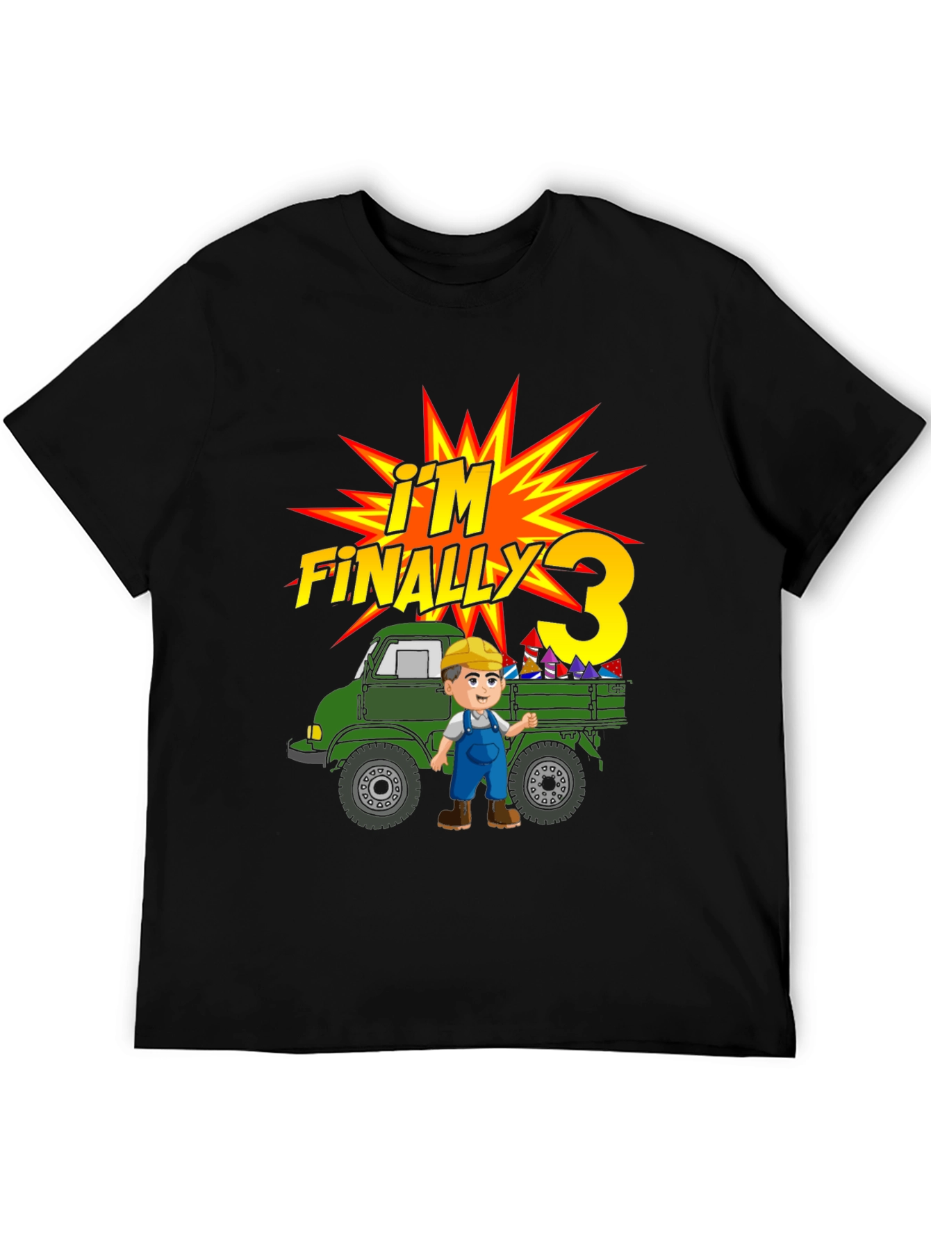 Im Finally Three Kids T-Shirt