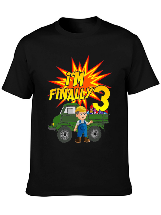 Im Finally Three Kids T-Shirt