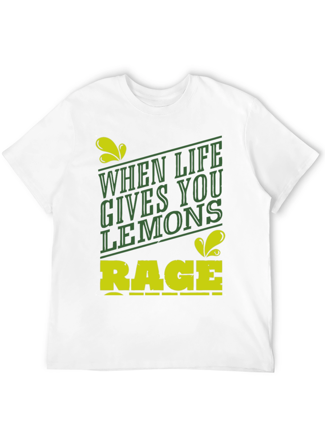 When Life Gives You Lemons Rage Funny Graphic Tee
