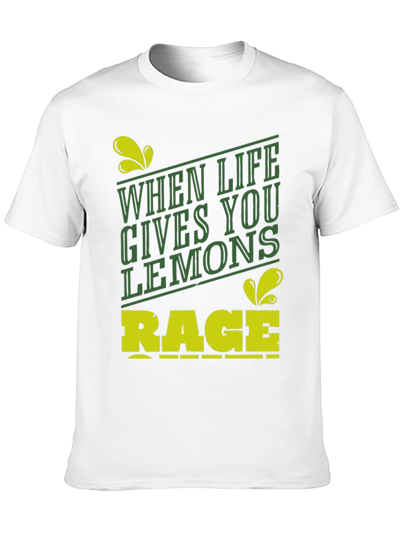 When Life Gives You Lemons Rage Funny Graphic Tee