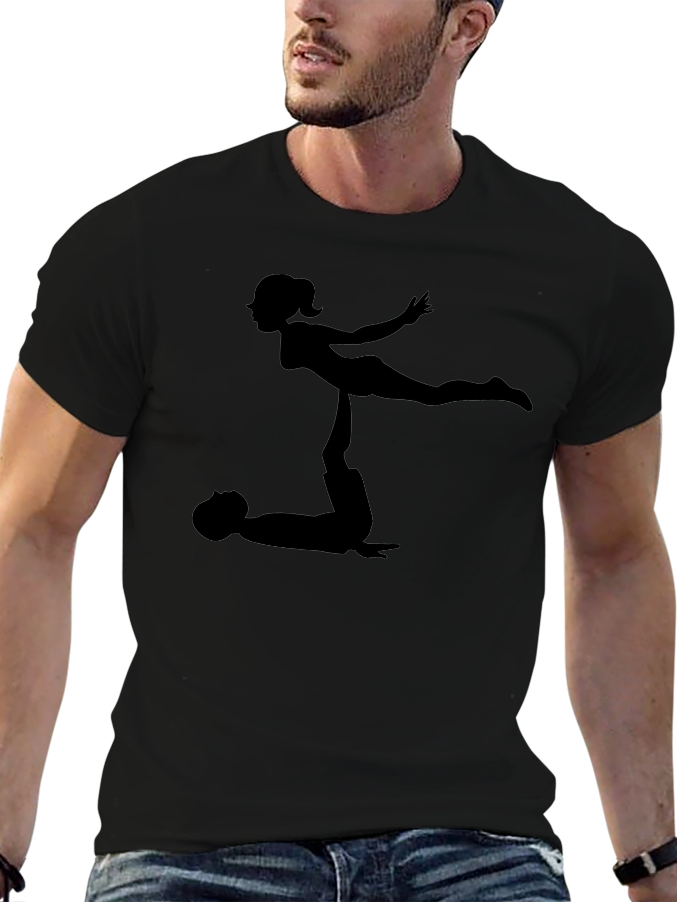 Acrobatic Pose Graphic Tee