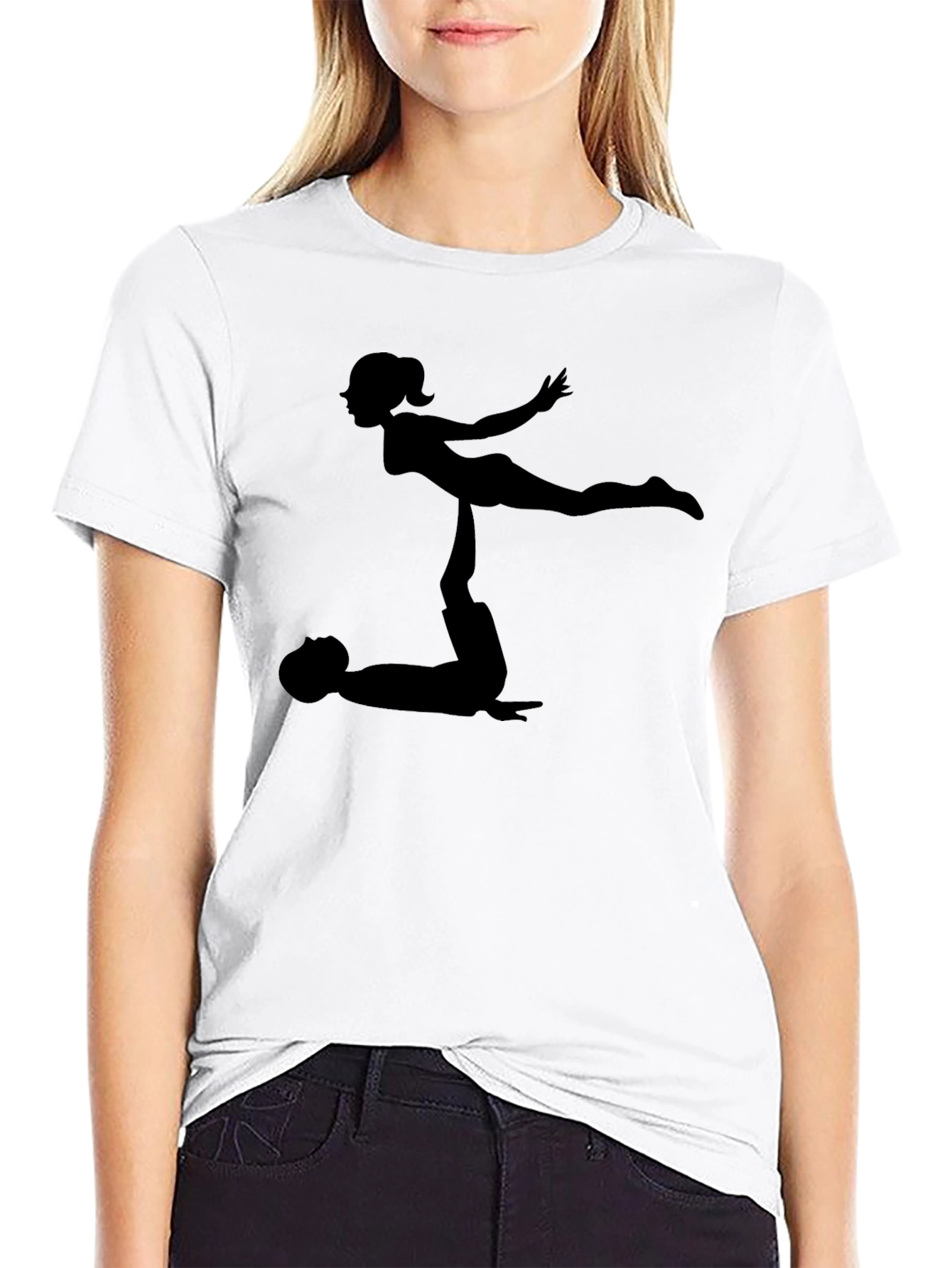 Acrobatic Pose Graphic Tee