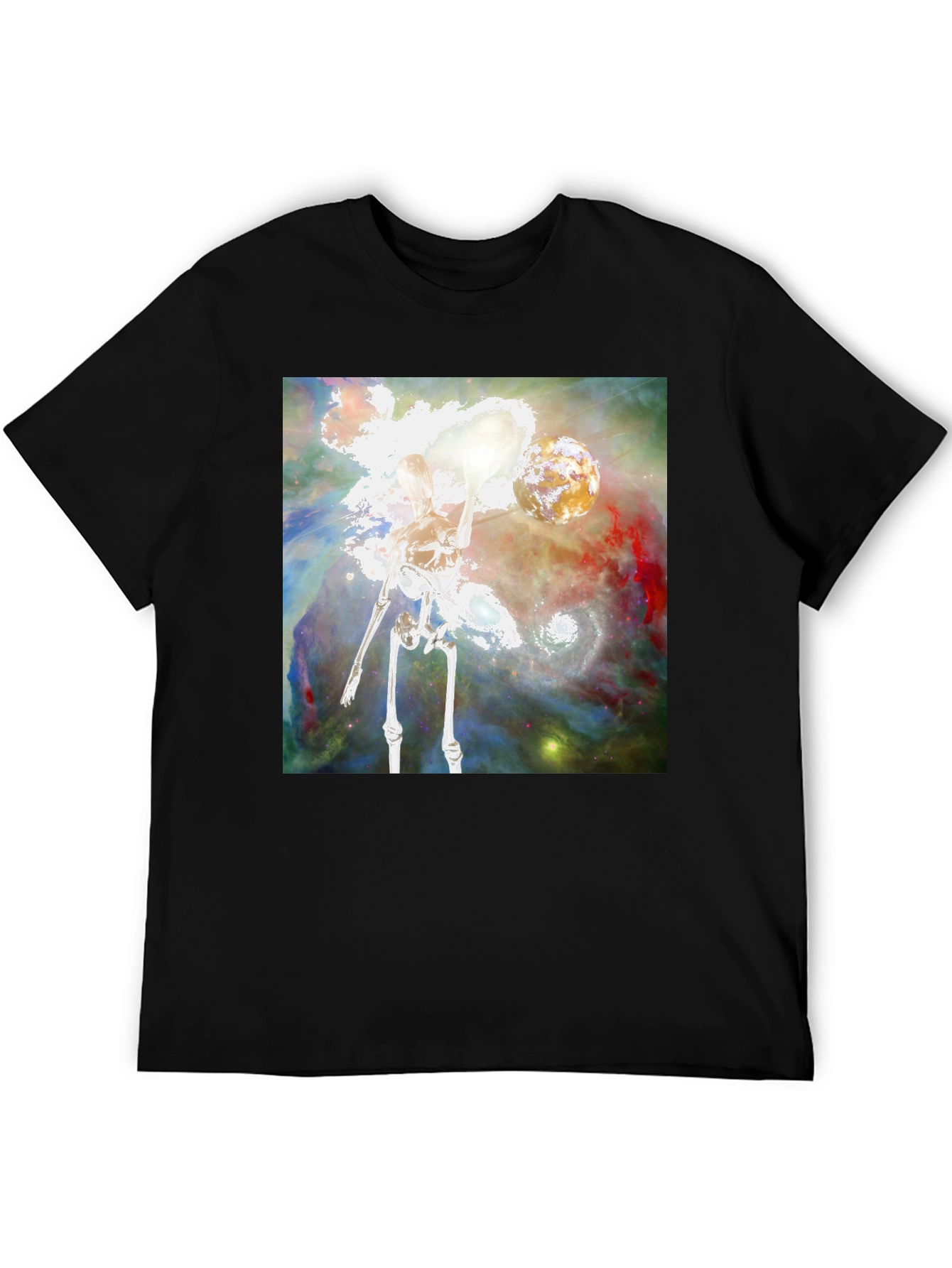 Celestial Skeleton Graphic Tee