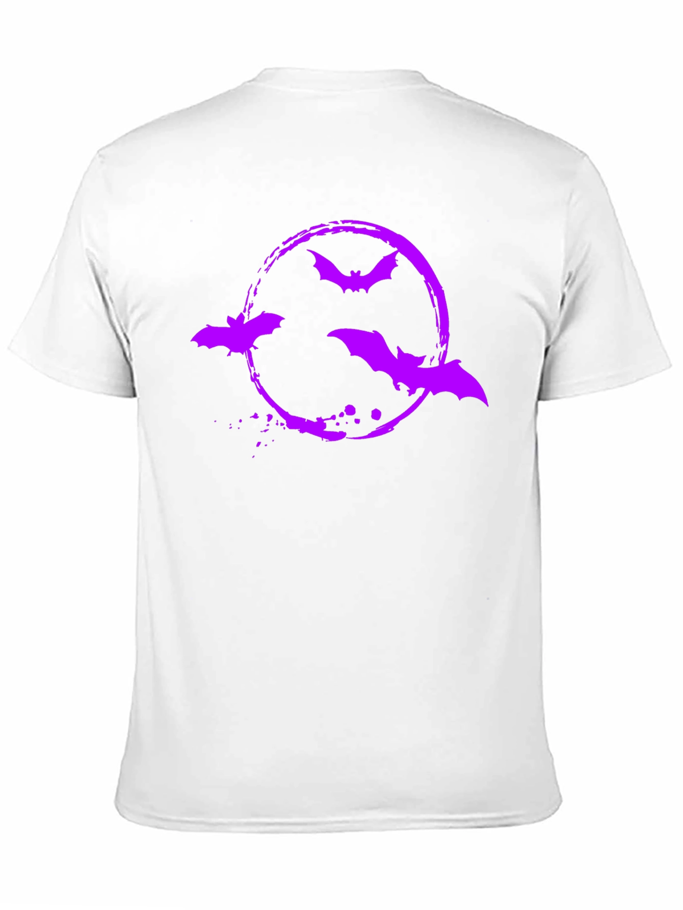 Bat Circle Graphic Tee - Halloween Shirt