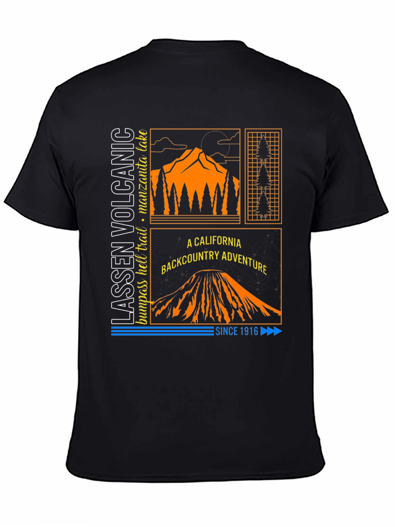 Lassen Volcanic Backcountry Adventure T-Shirt