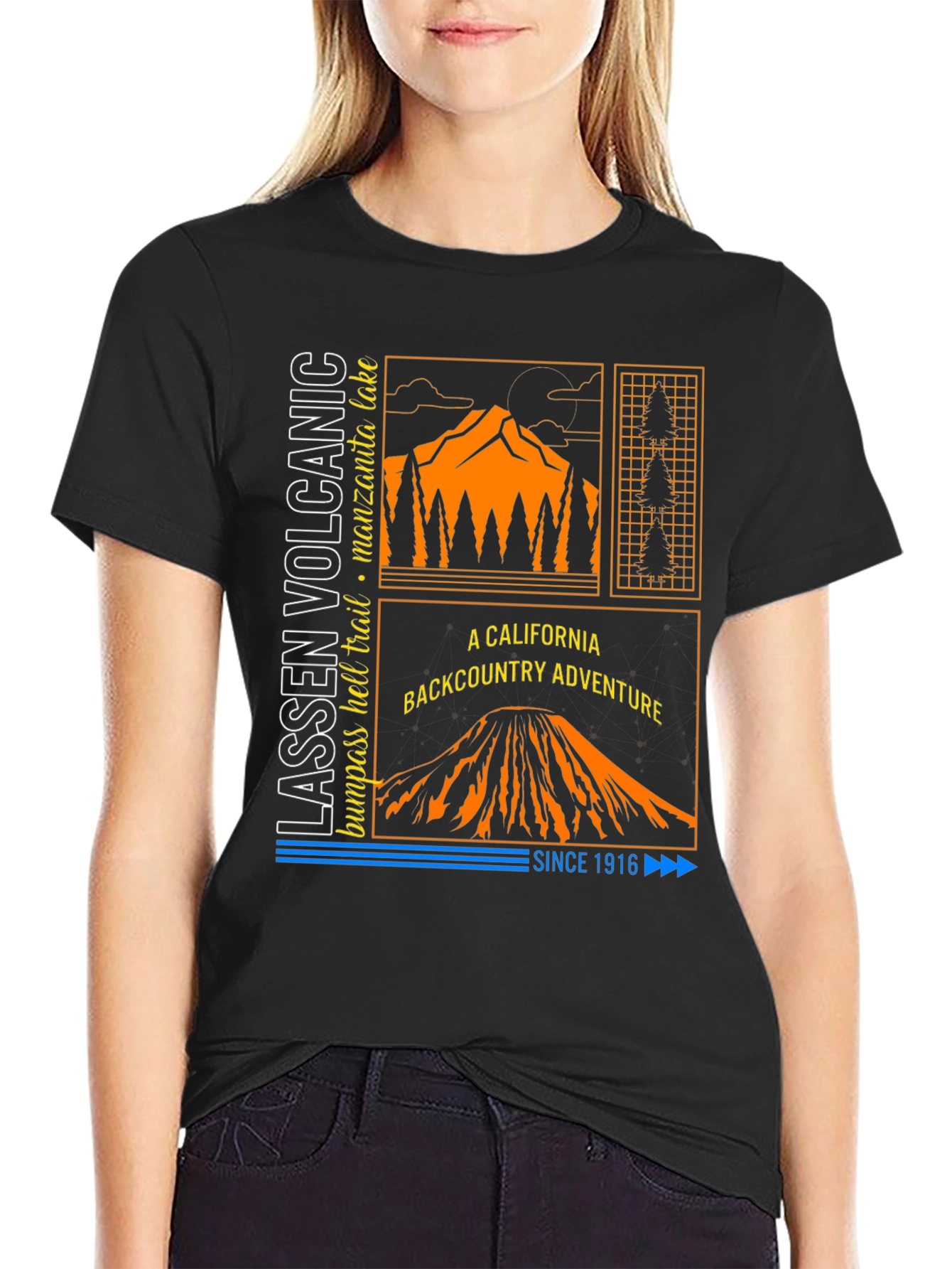 Lassen Volcanic Backcountry Adventure T-Shirt