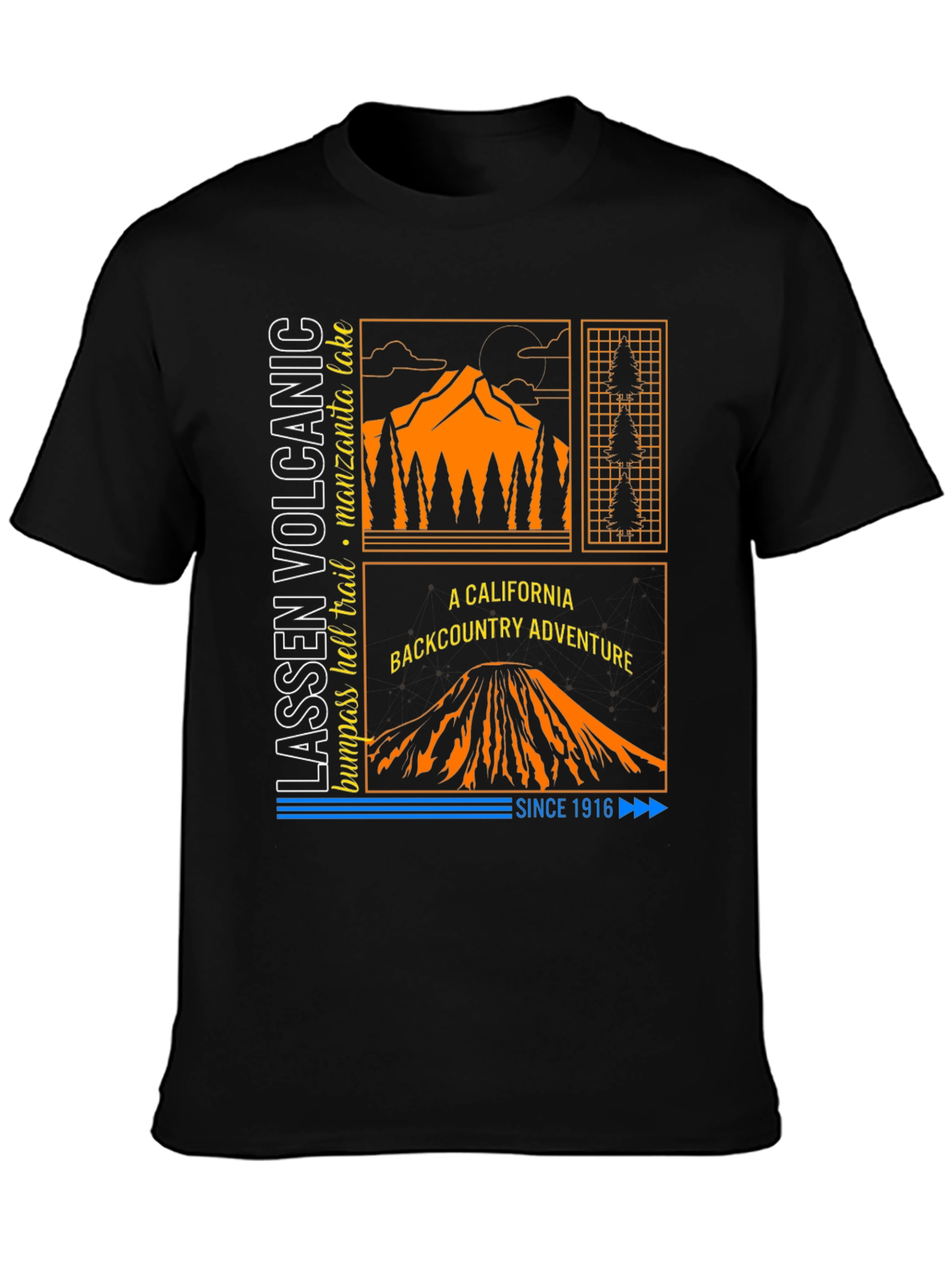 Lassen Volcanic Backcountry Adventure T-Shirt
