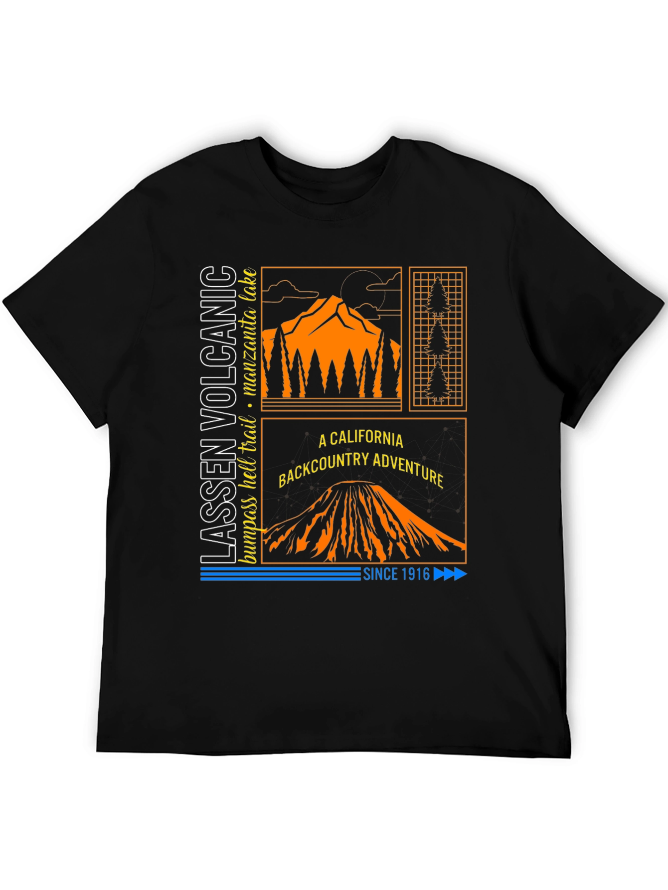 Lassen Volcanic Backcountry Adventure T-Shirt