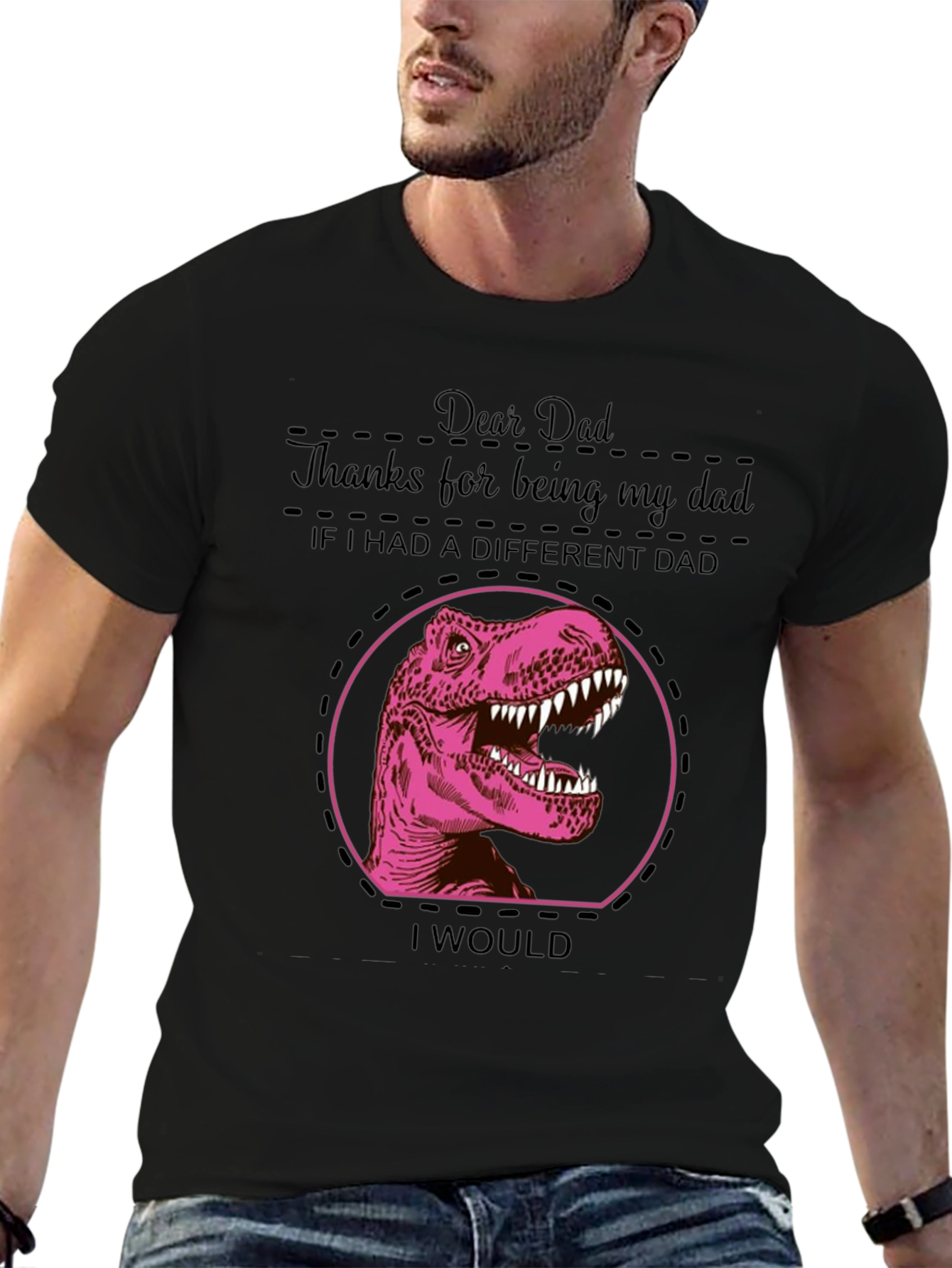 Dear Dad Dinosaur T-Shirt - Fathers Day Gift