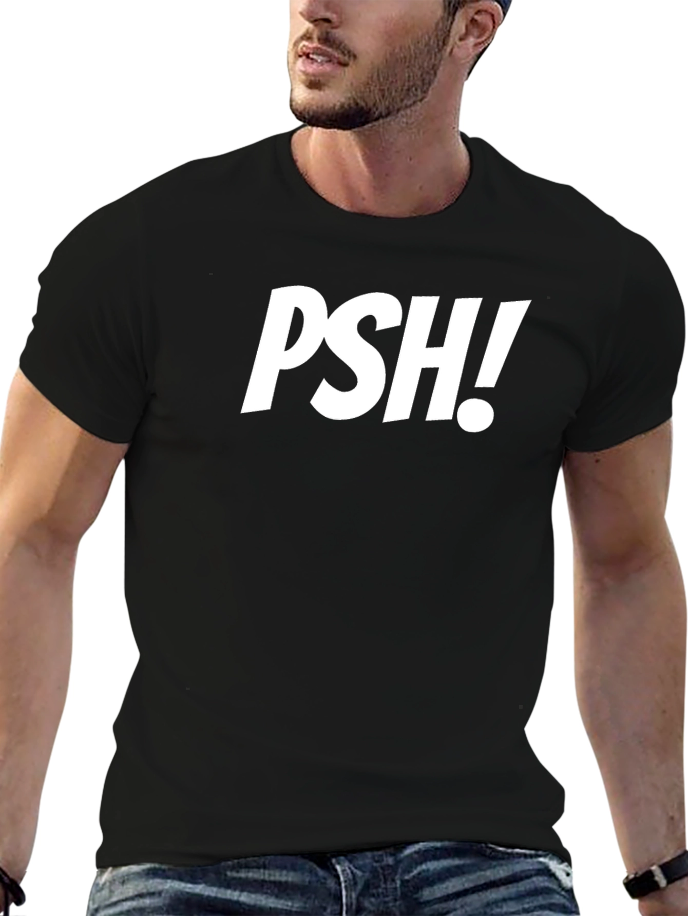 PSH! Graphic Tee - Bold Statement T-Shirt