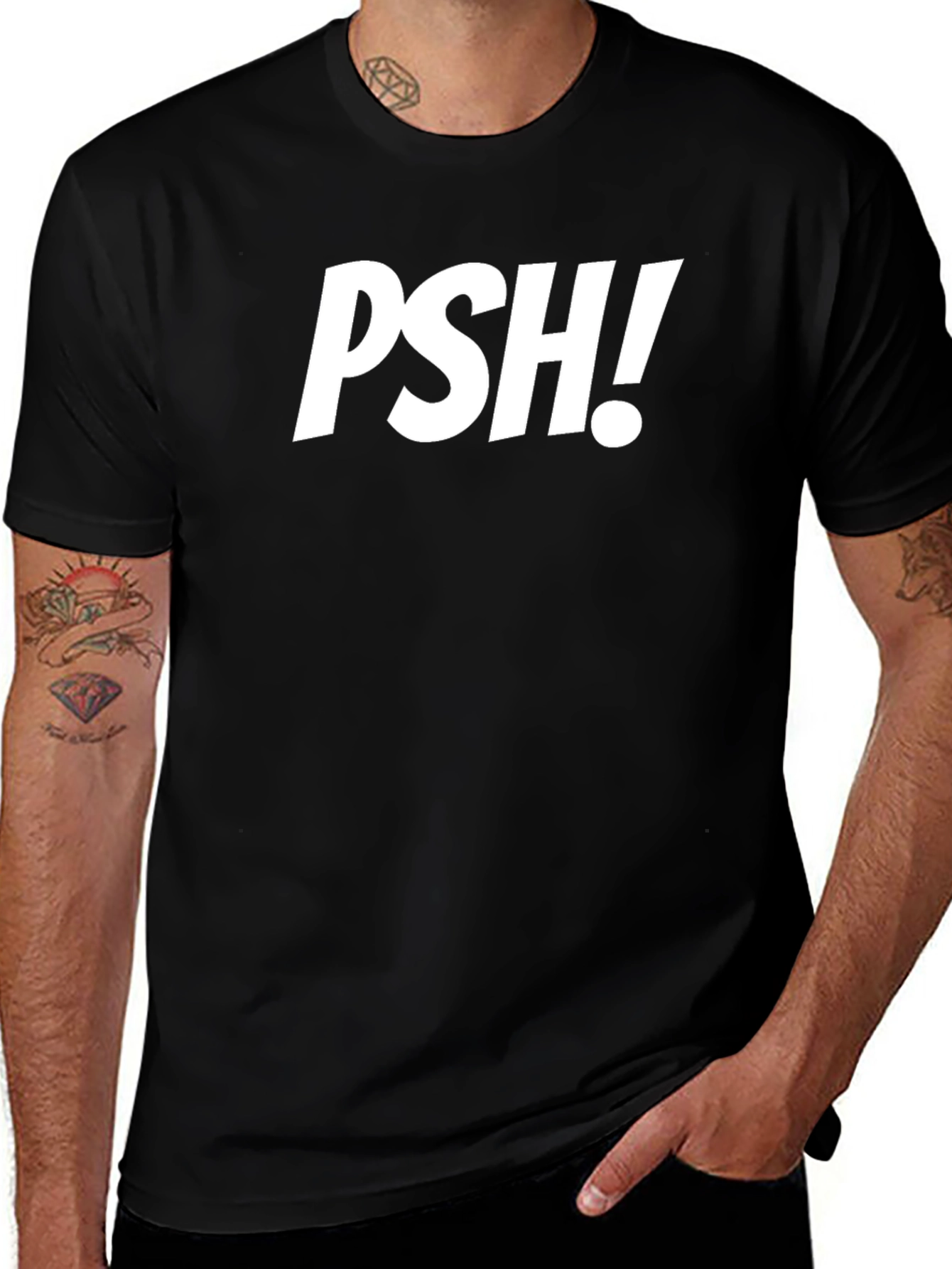 PSH! Graphic Tee - Bold Statement T-Shirt