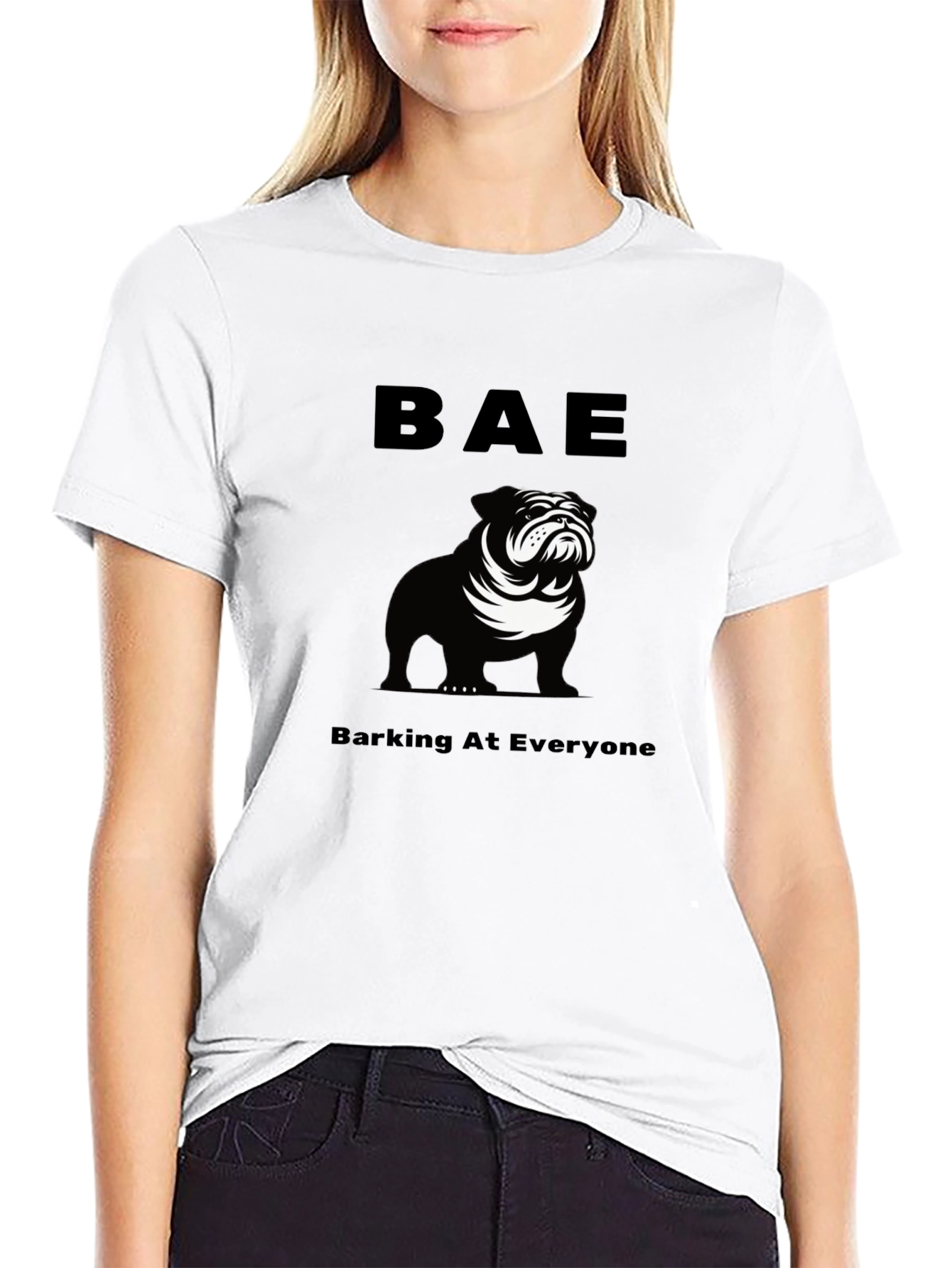 BAE Barking At Everyone Bulldog T-Shirt – Funny Dog Lover Tee