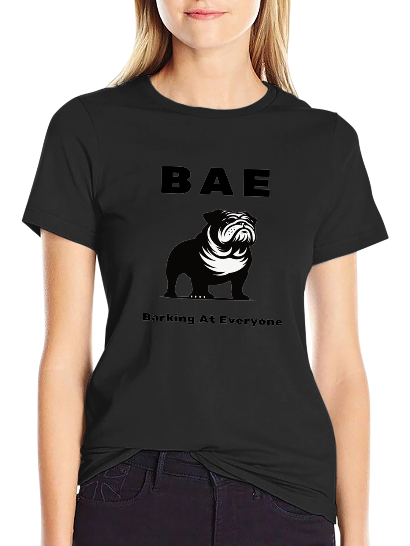 BAE Barking At Everyone Bulldog T-Shirt – Funny Dog Lover Tee