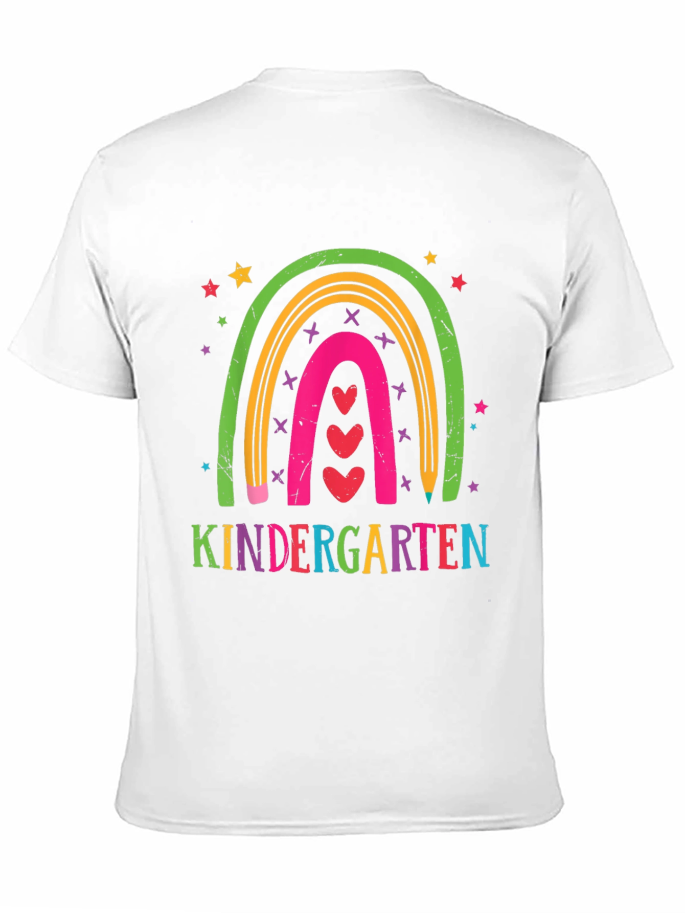Kindergarten Rainbow Heart T-Shirt