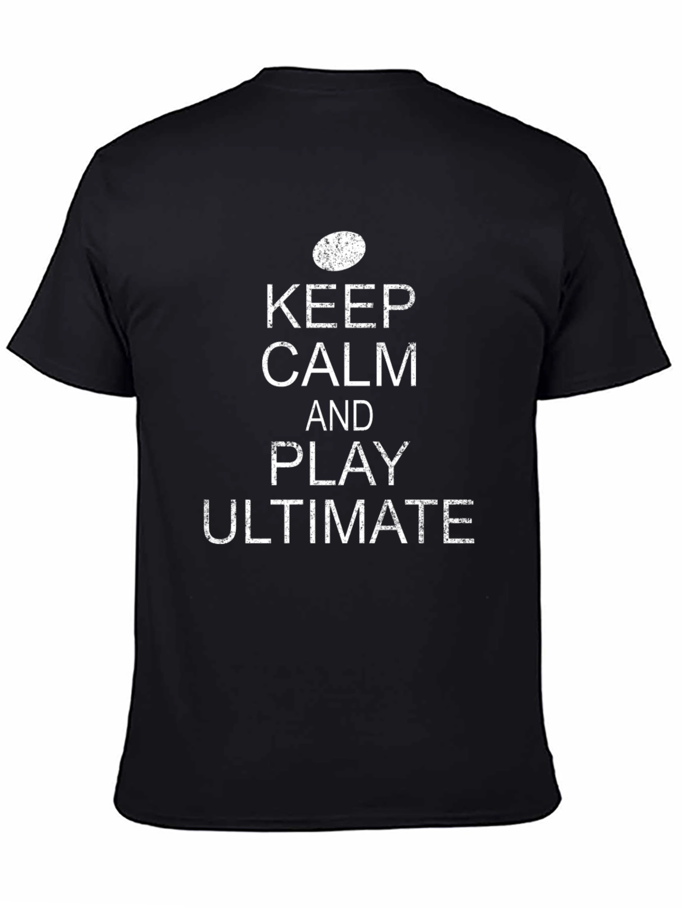 Keep Calm and Play Ultimate Black T-Shirt