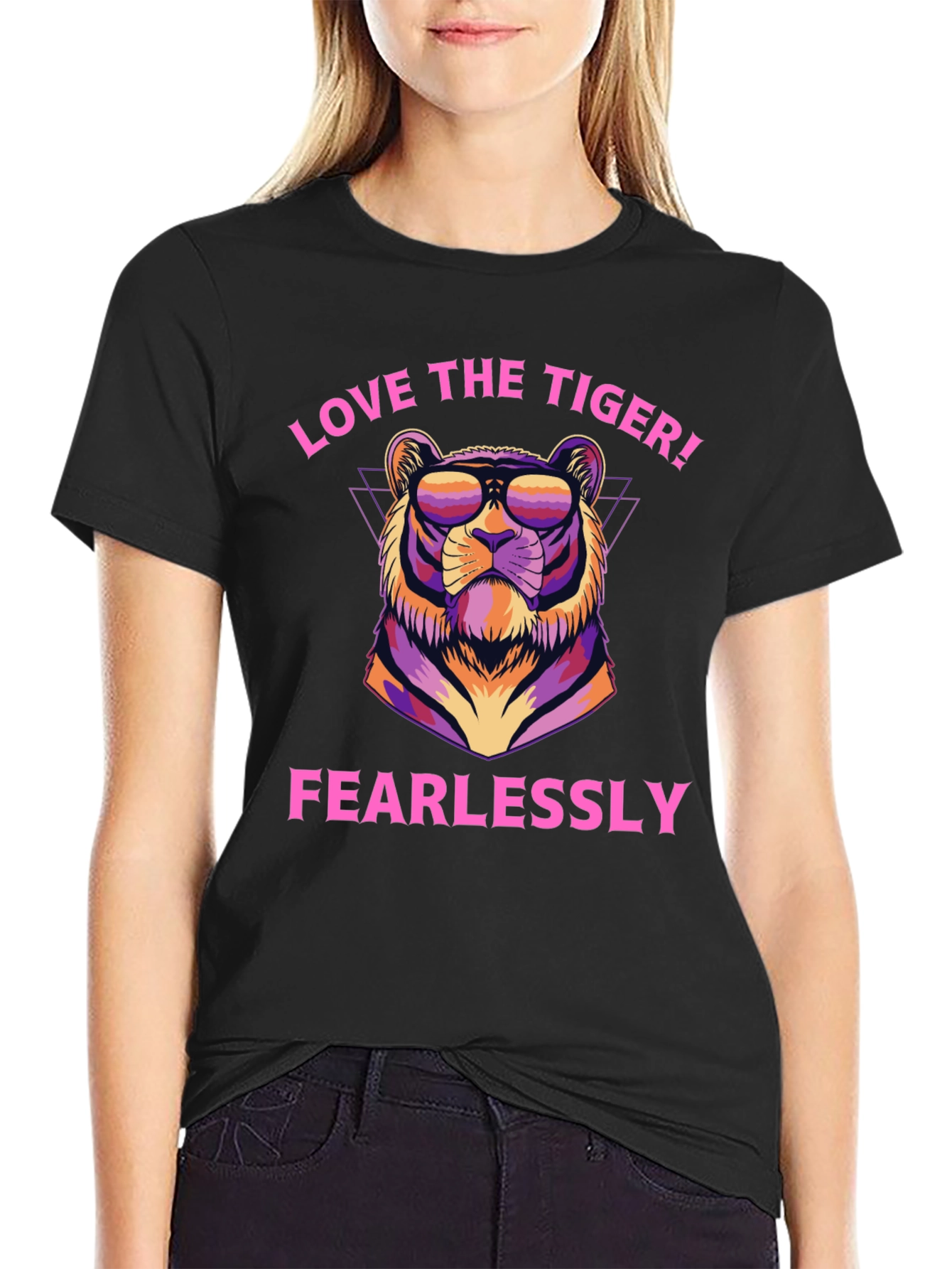 Love the Tiger Fearlessly Graphic T-Shirt