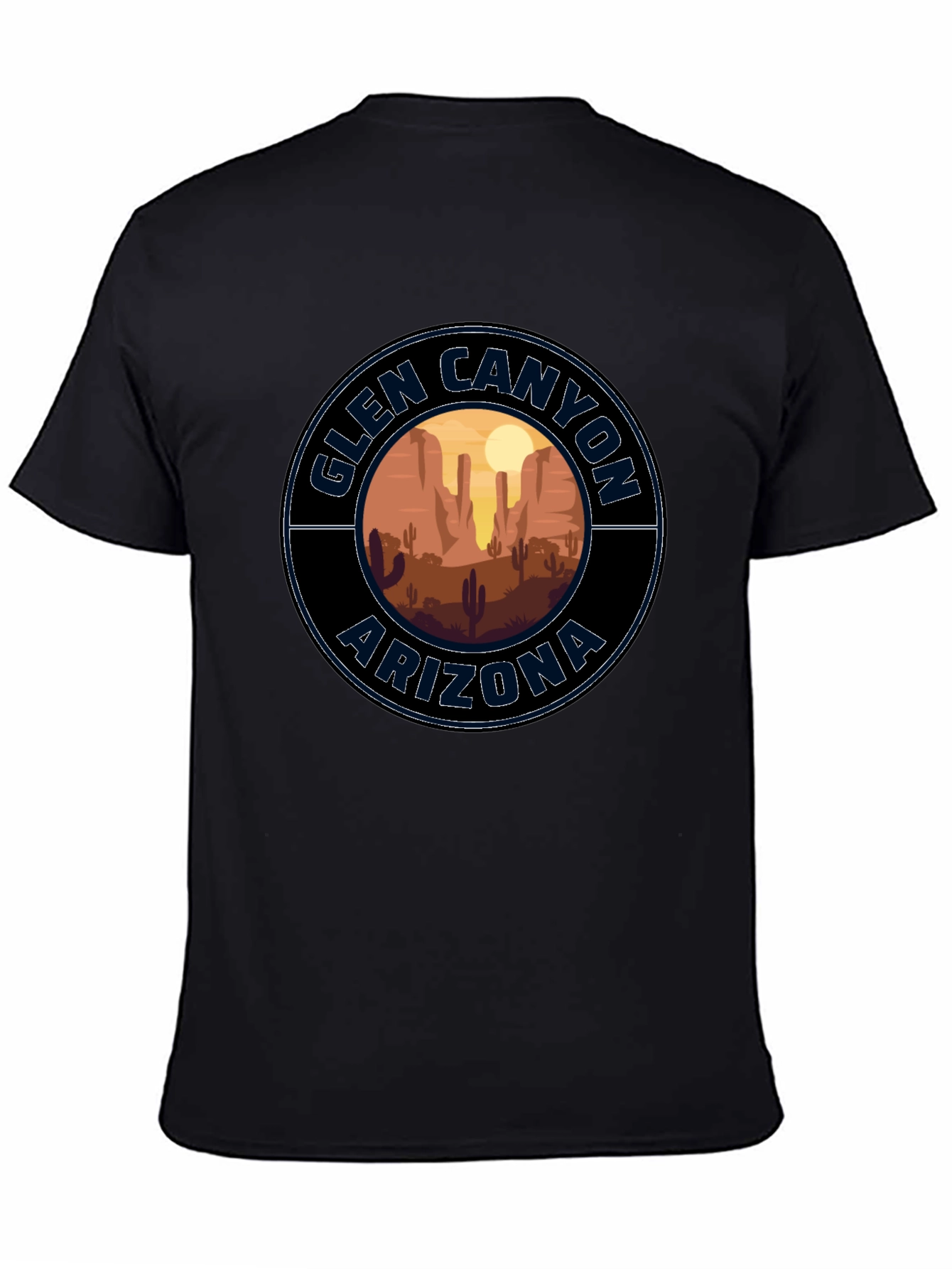 Glen Canyon Arizona Black T-Shirt