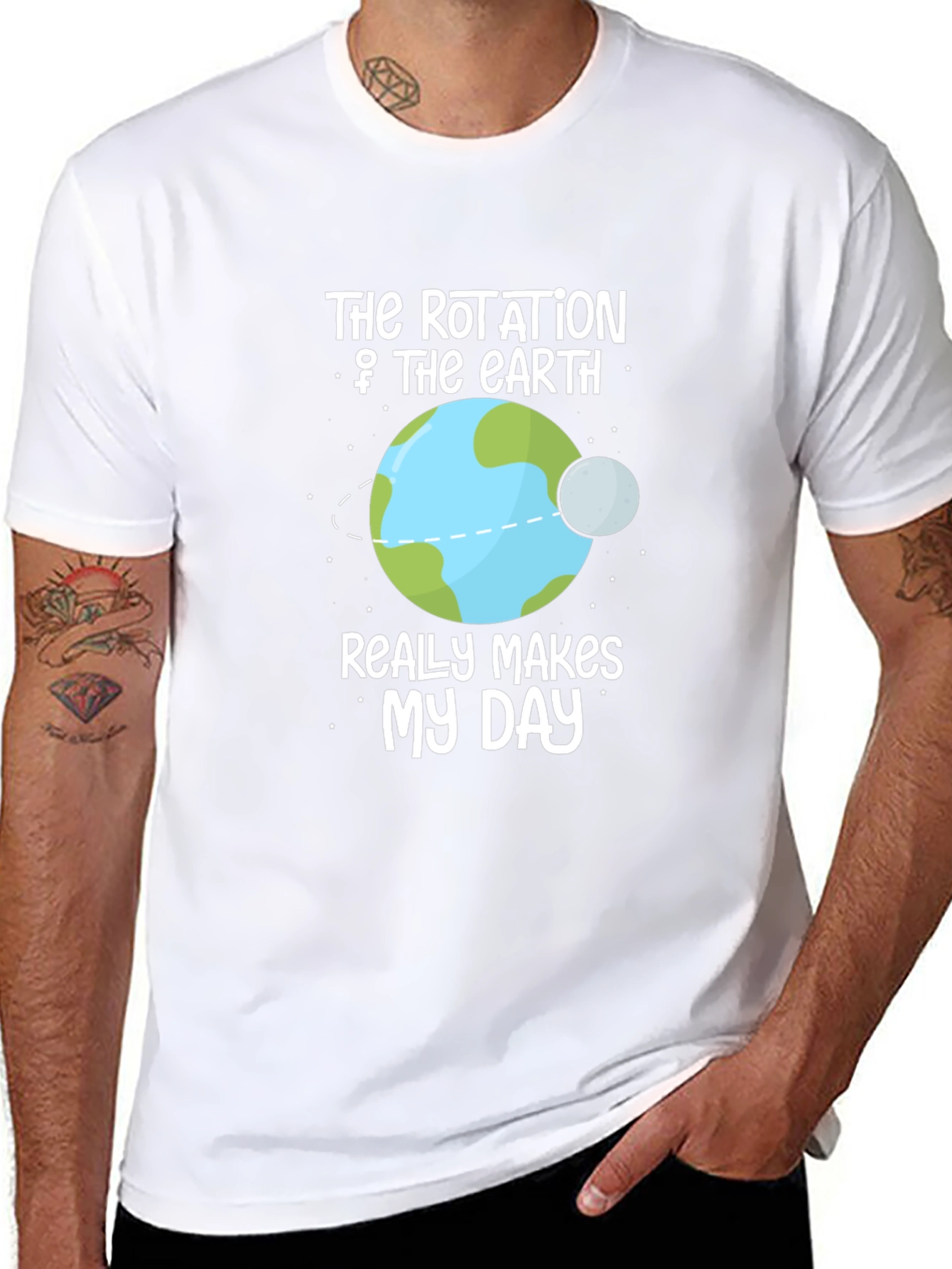 Rotation of Earth Graphic T-Shirt