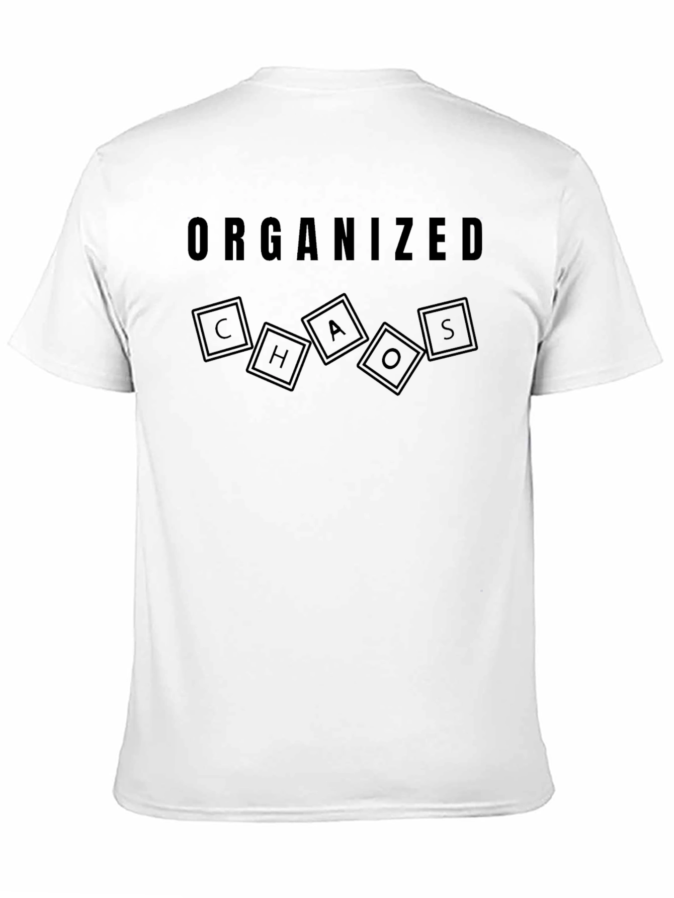 Organized Chaos Graphic Tee - Mens Casual T-Shirt