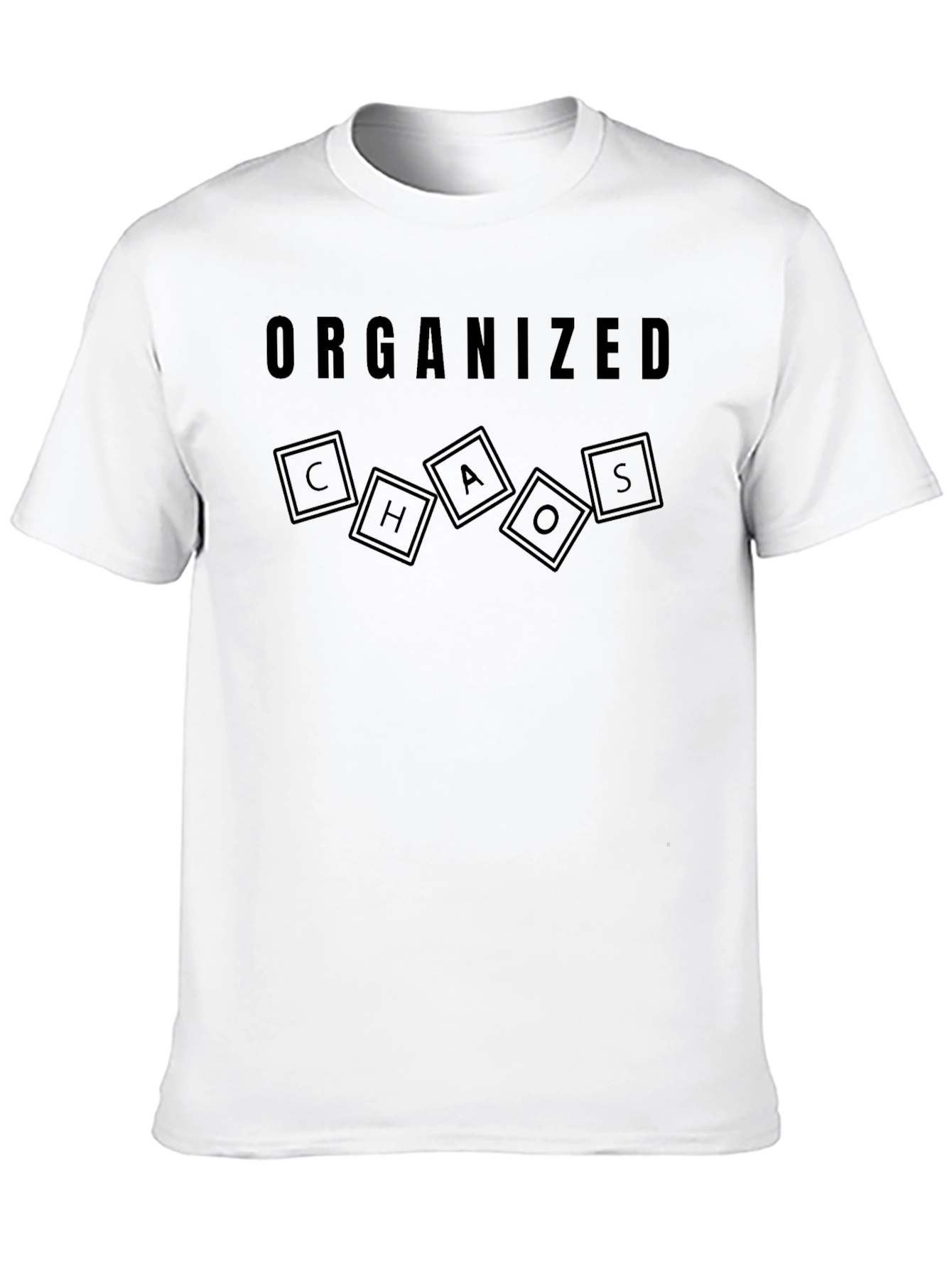 Organized Chaos Graphic Tee - Mens Casual T-Shirt