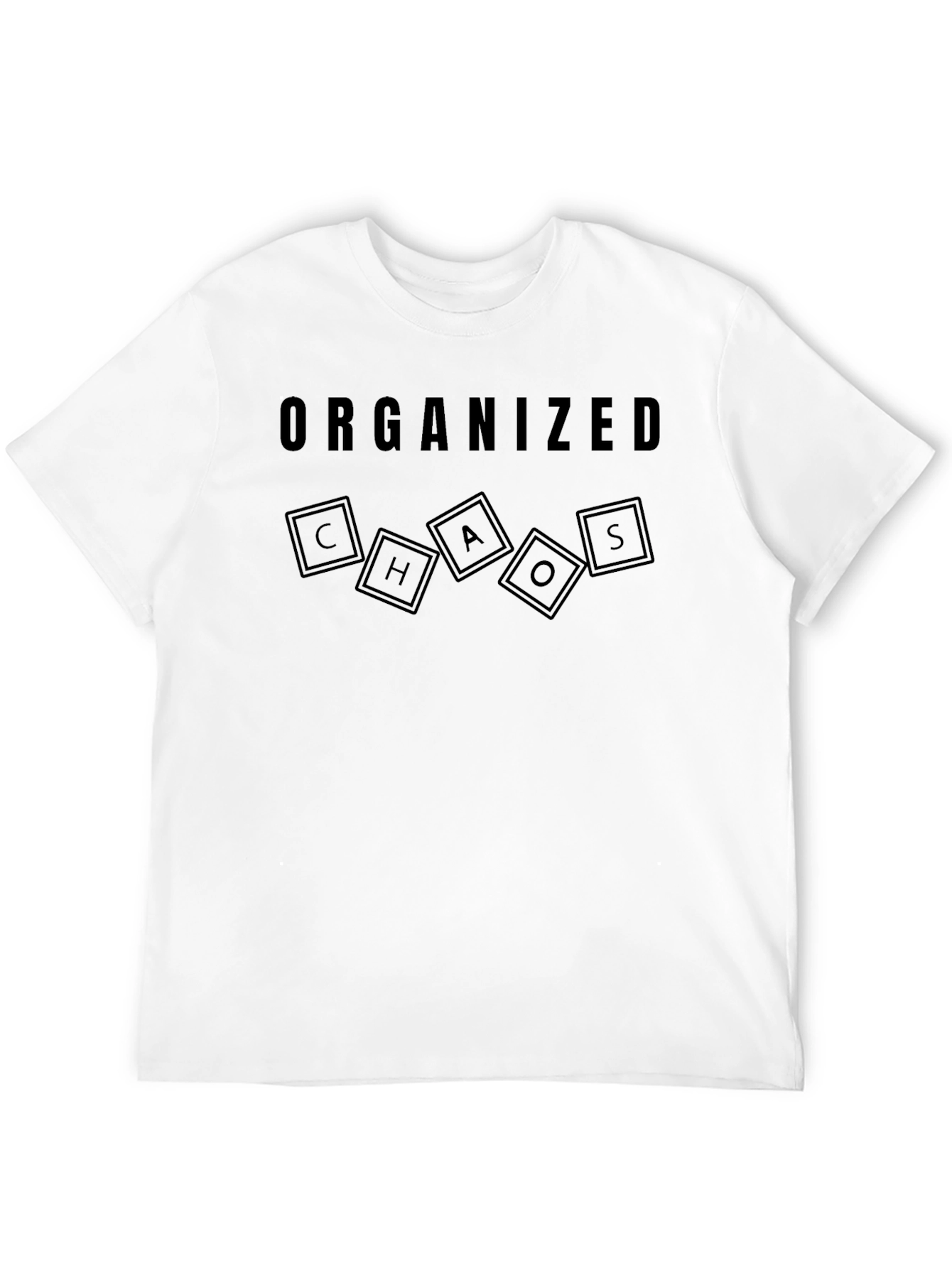 Organized Chaos Graphic Tee - Mens Casual T-Shirt