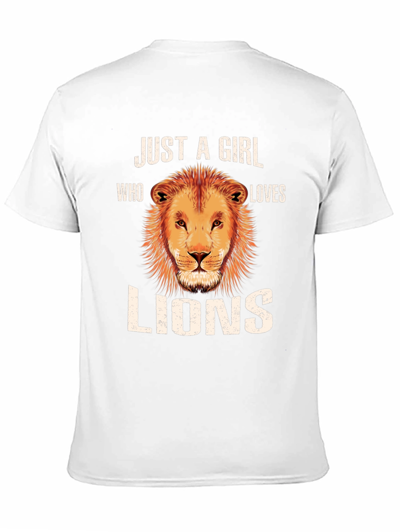 Just A Girl Who Loves Lions T-Shirt