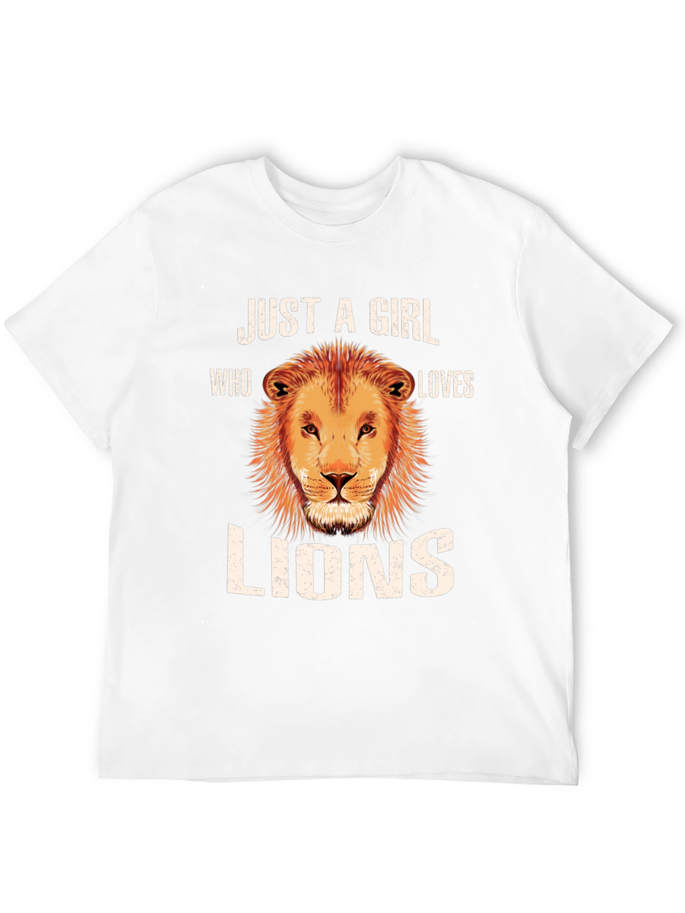 Just A Girl Who Loves Lions T-Shirt
