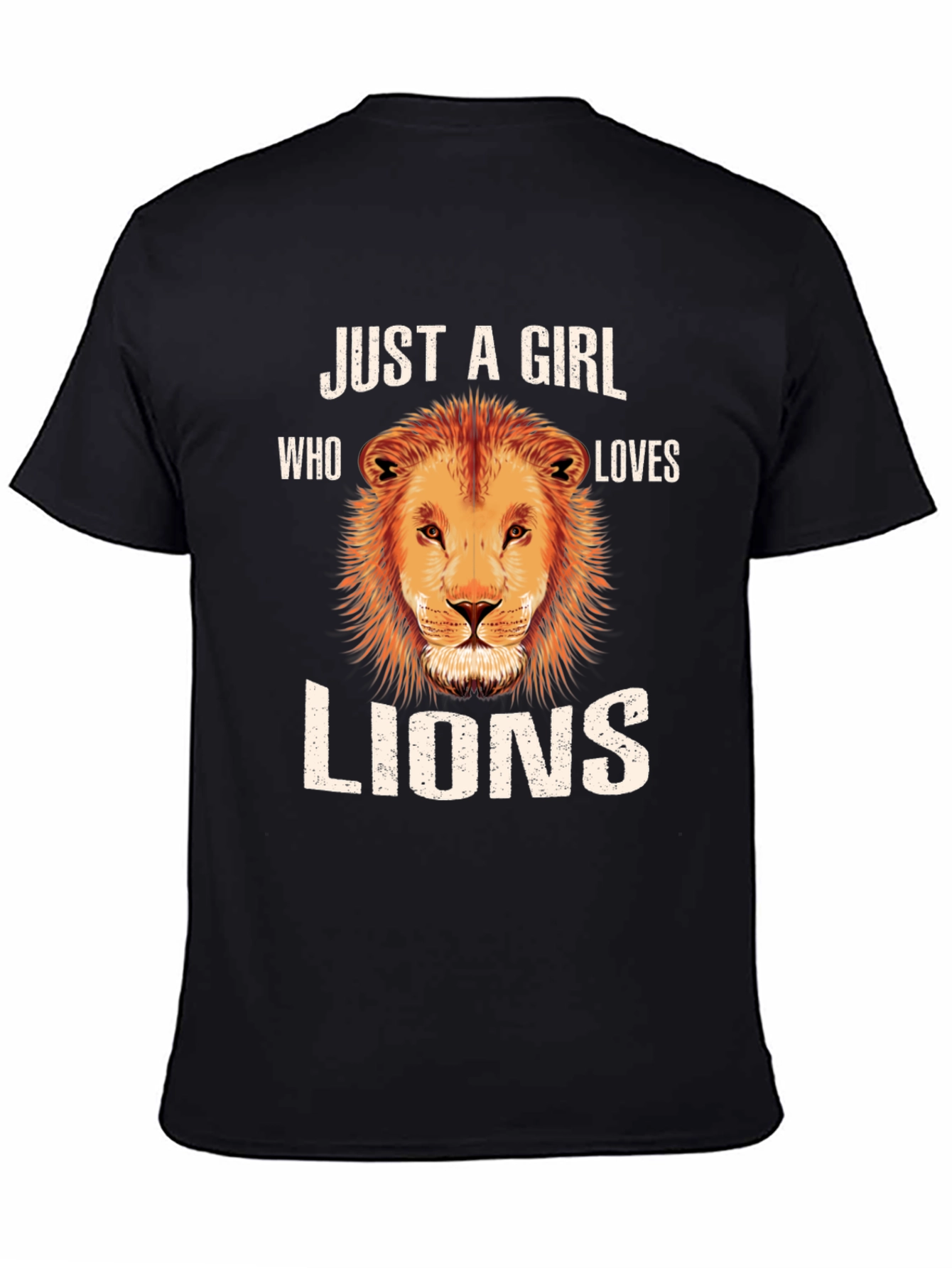 Just A Girl Who Loves Lions T-Shirt