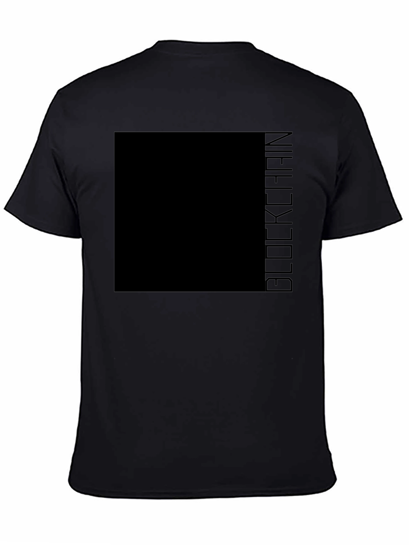 Blockchain Graphic Tee - Modern Crypto Enthusiast Apparel