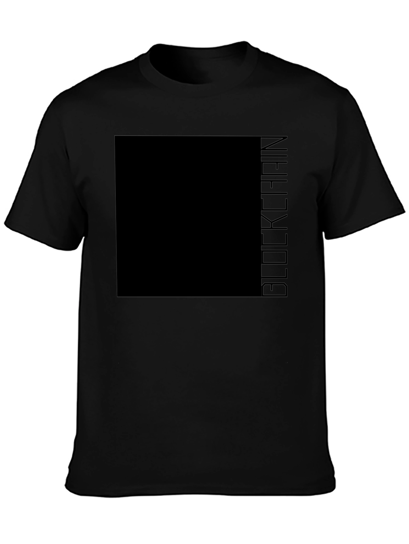 Blockchain Graphic Tee - Modern Crypto Enthusiast Apparel