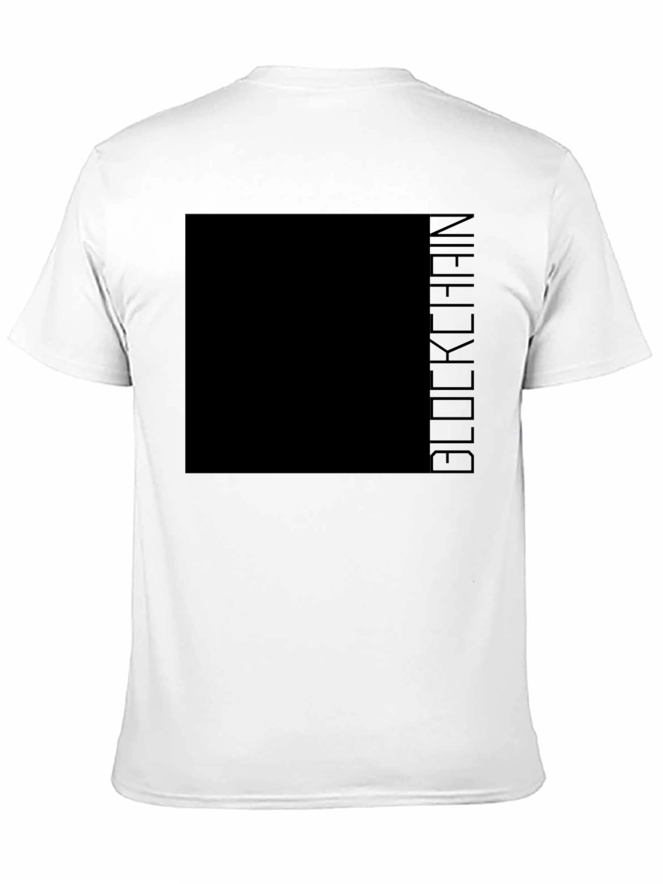 Blockchain Graphic Tee - Modern Crypto Enthusiast Apparel