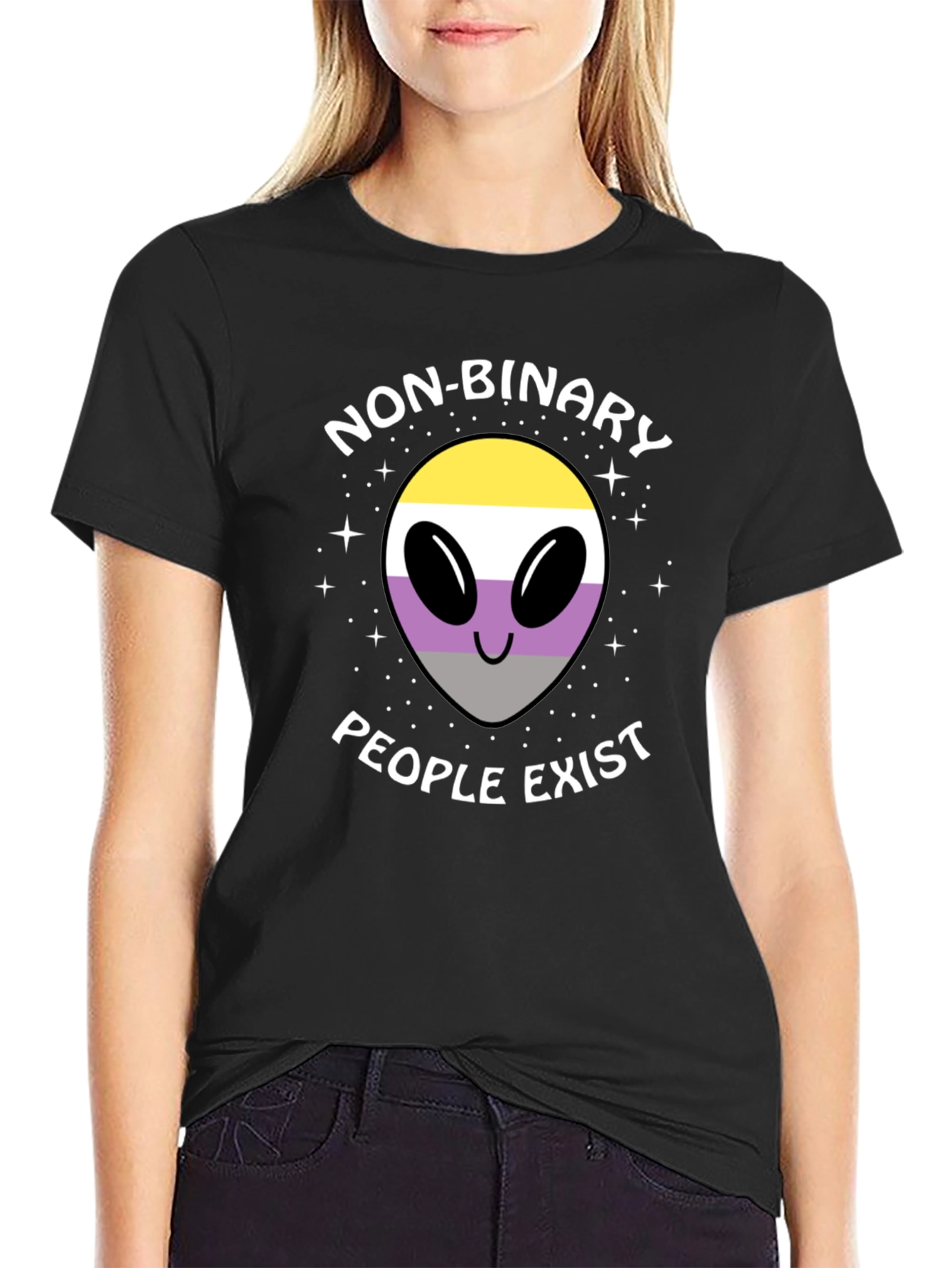 Non-Binary People Exist T-Shirt