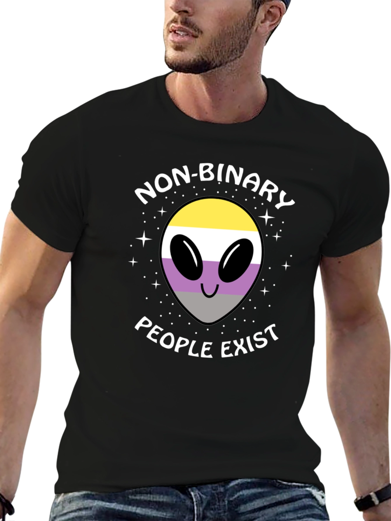 Non-Binary People Exist T-Shirt