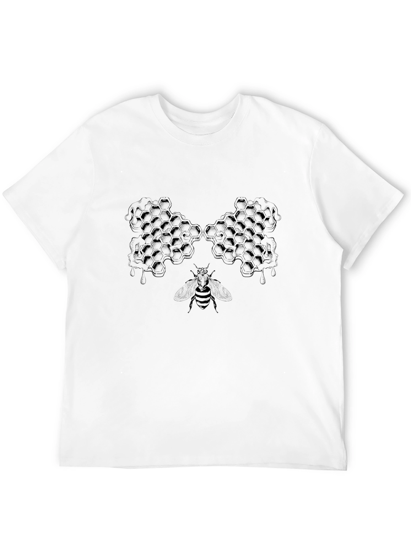 Honeycomb & Bee Graphic Tee