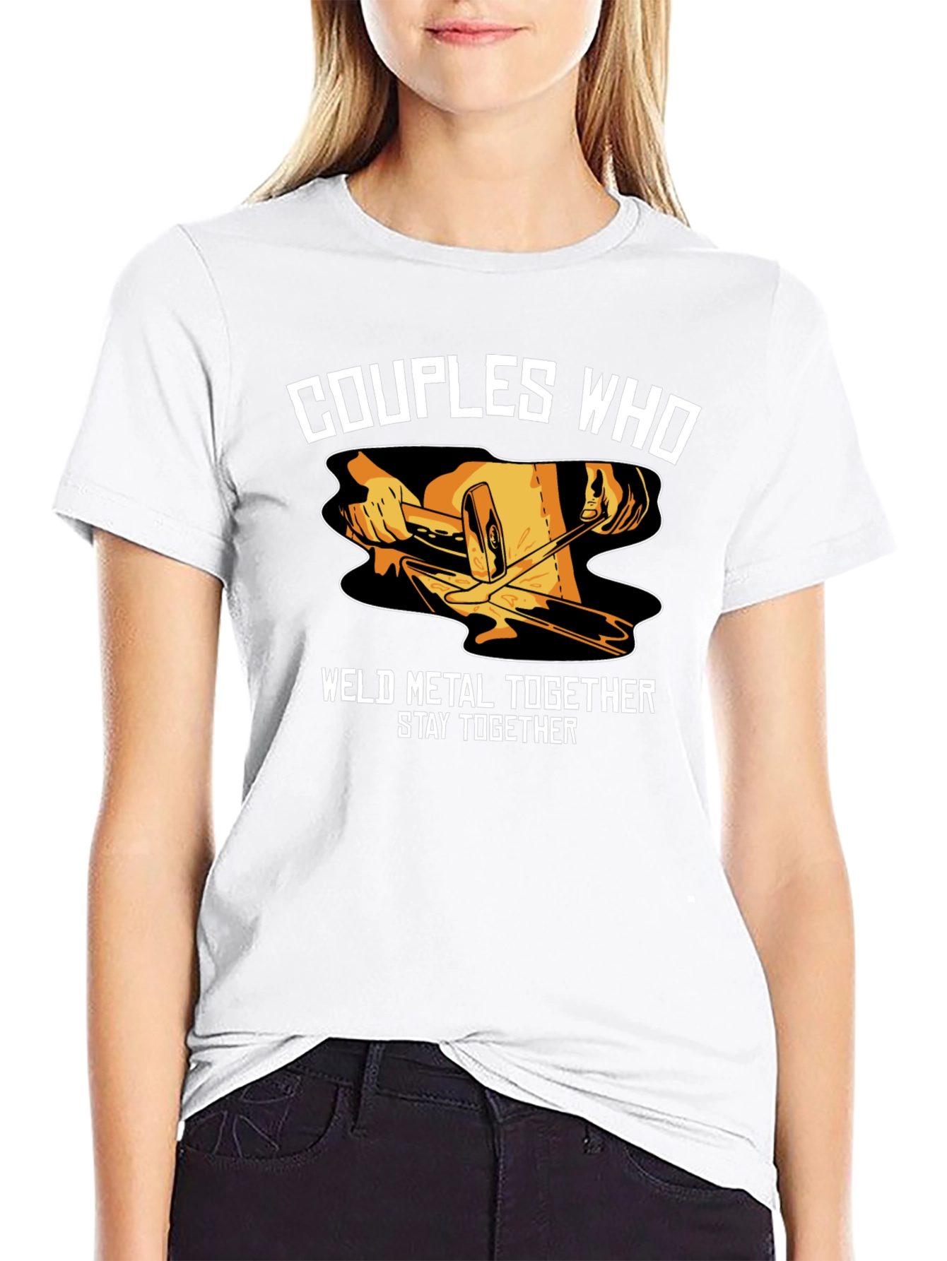 Couples Who Weld Metal Together T-Shirt