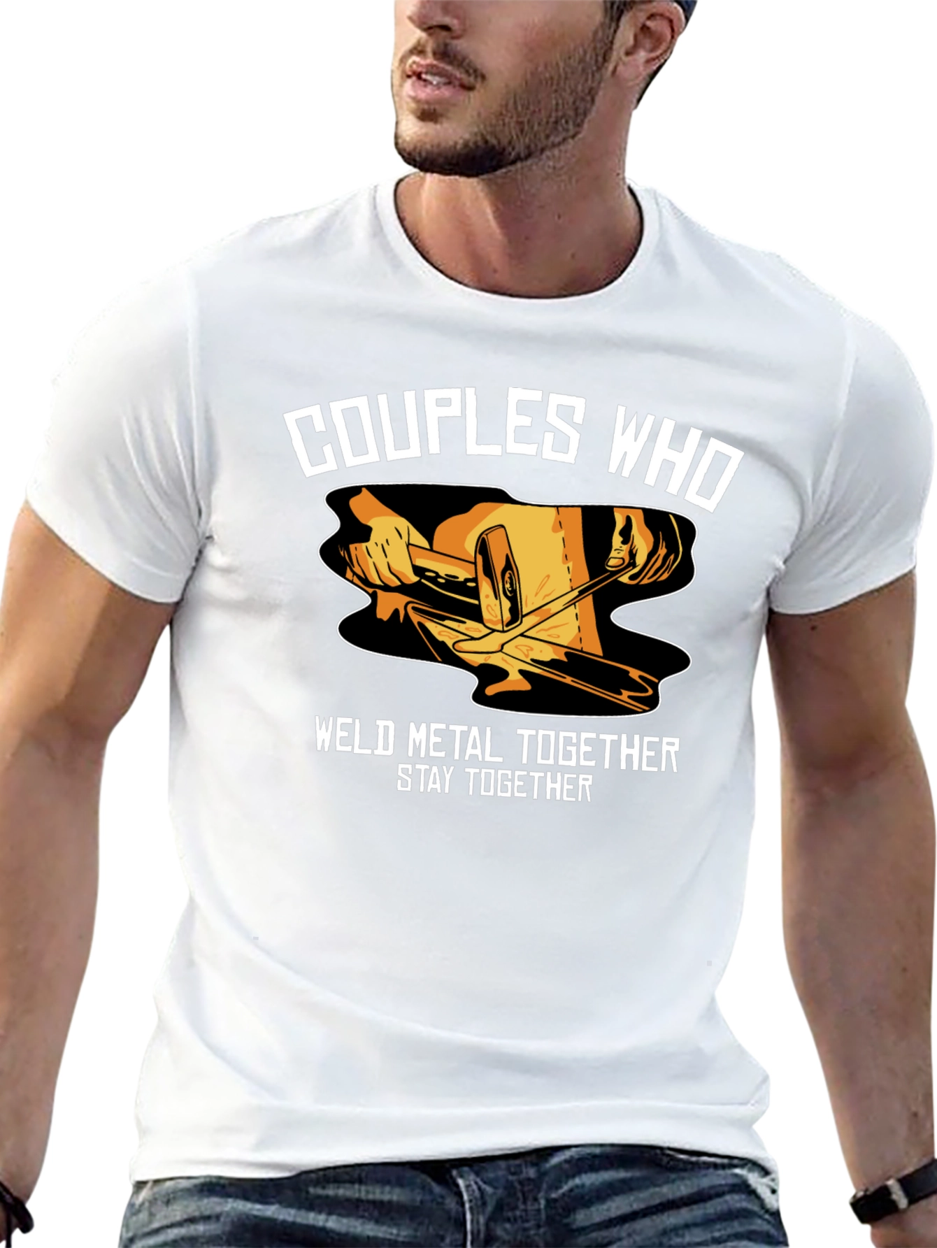Couples Who Weld Metal Together T-Shirt