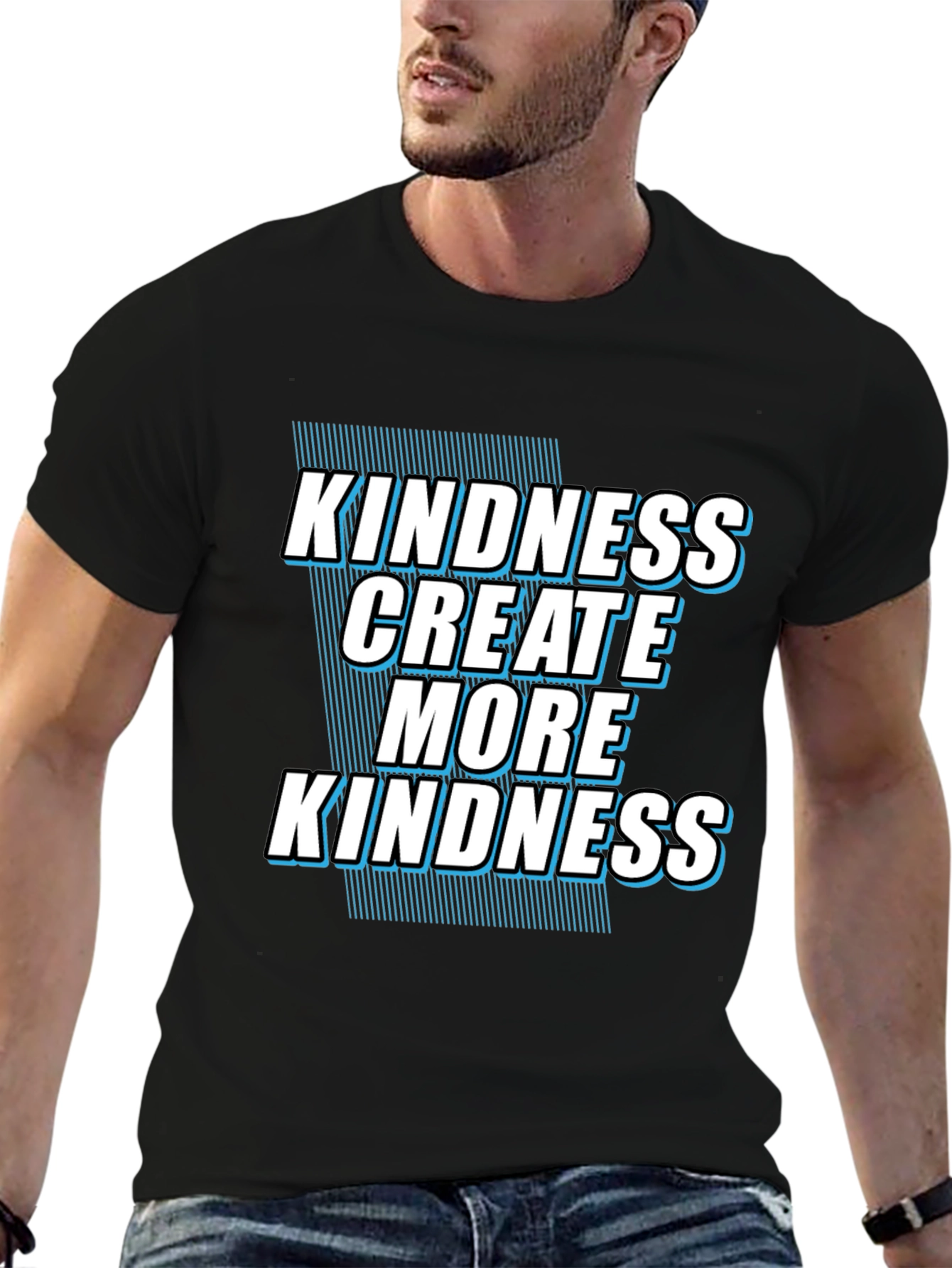 Kindness T-Shirt: Create More Kindness Black