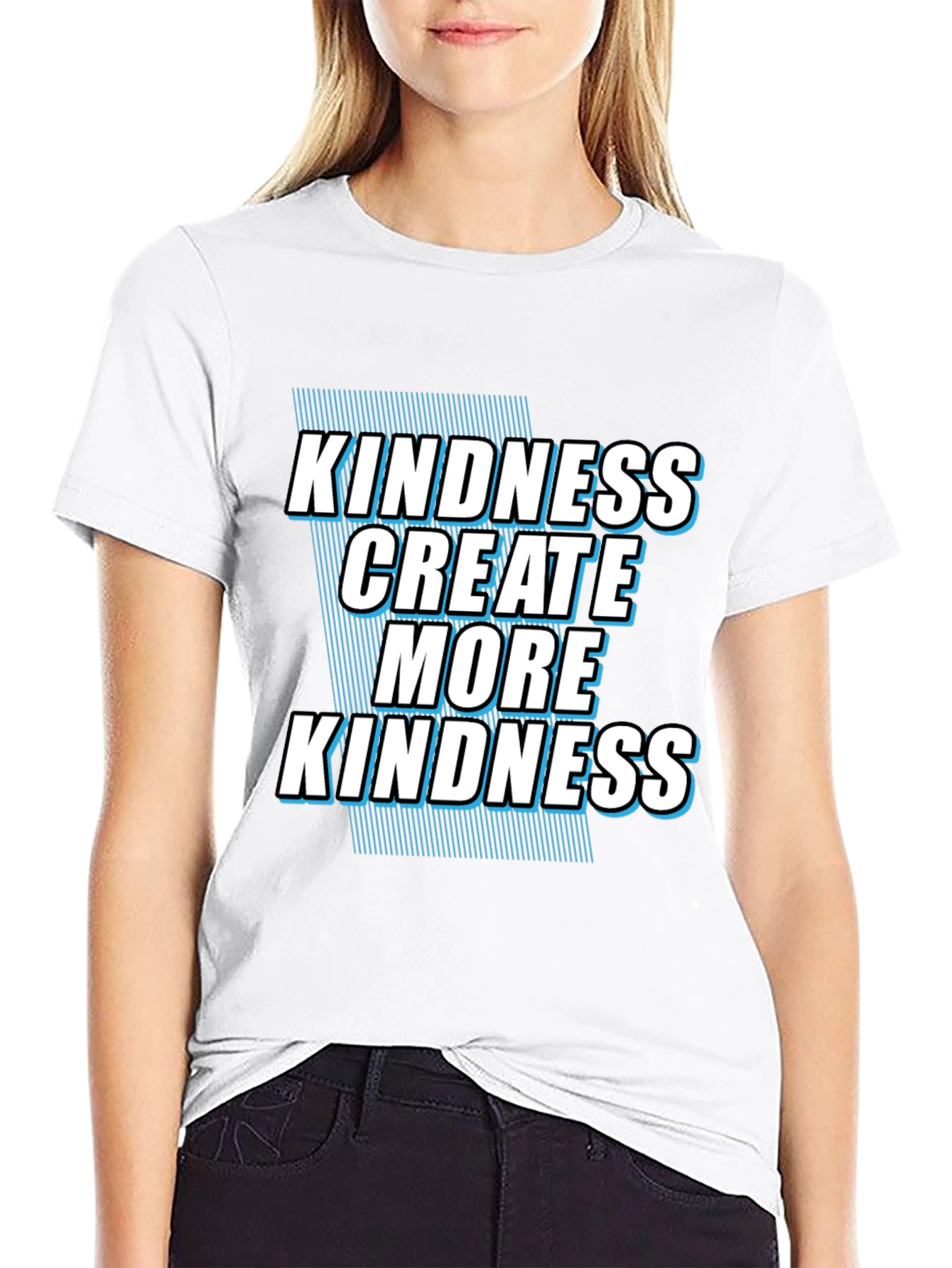 Kindness T-Shirt: Create More Kindness Black