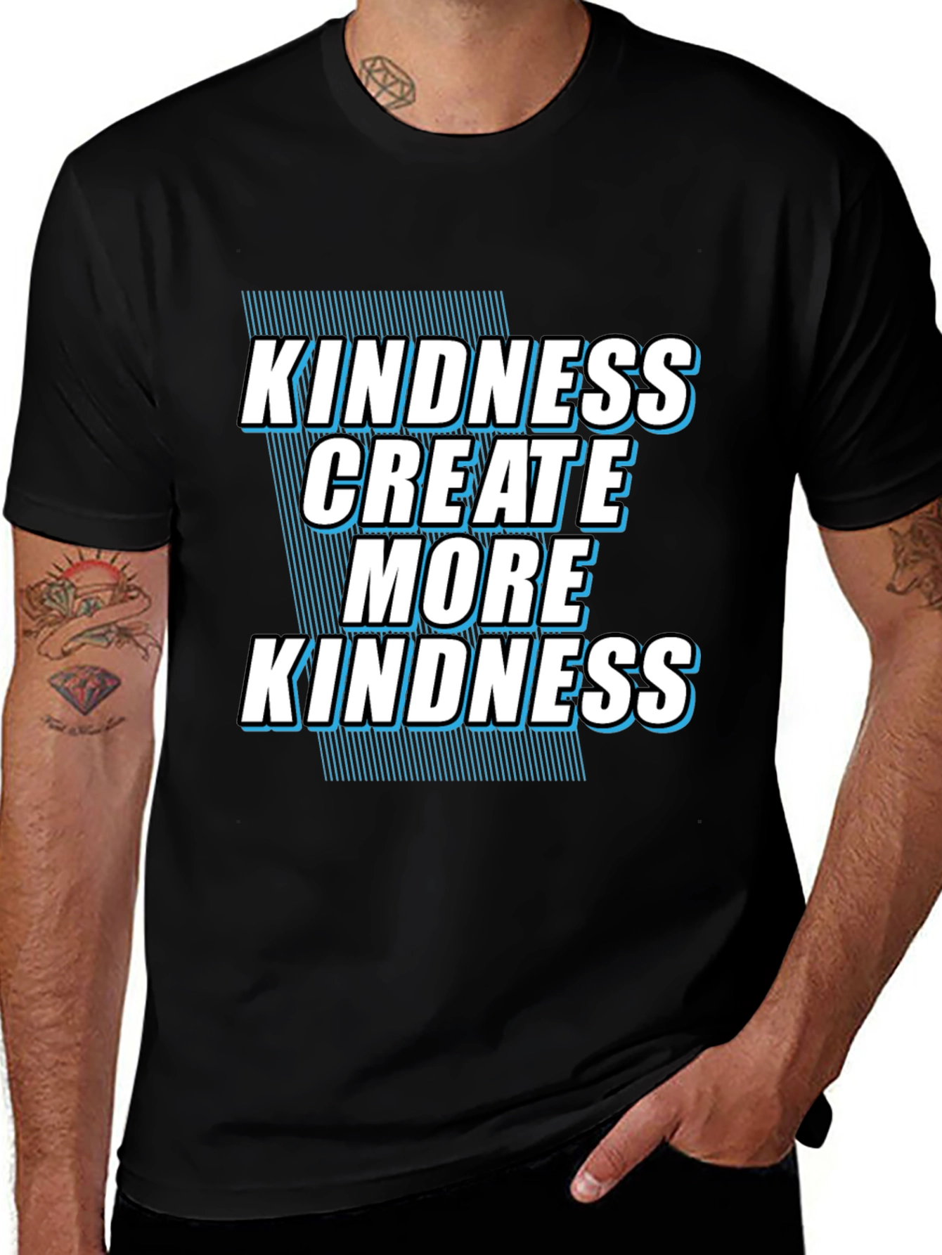 Kindness T-Shirt: Create More Kindness Black