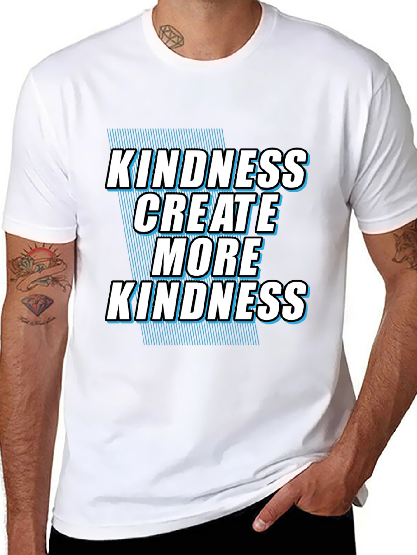 Kindness T-Shirt: Create More Kindness Black