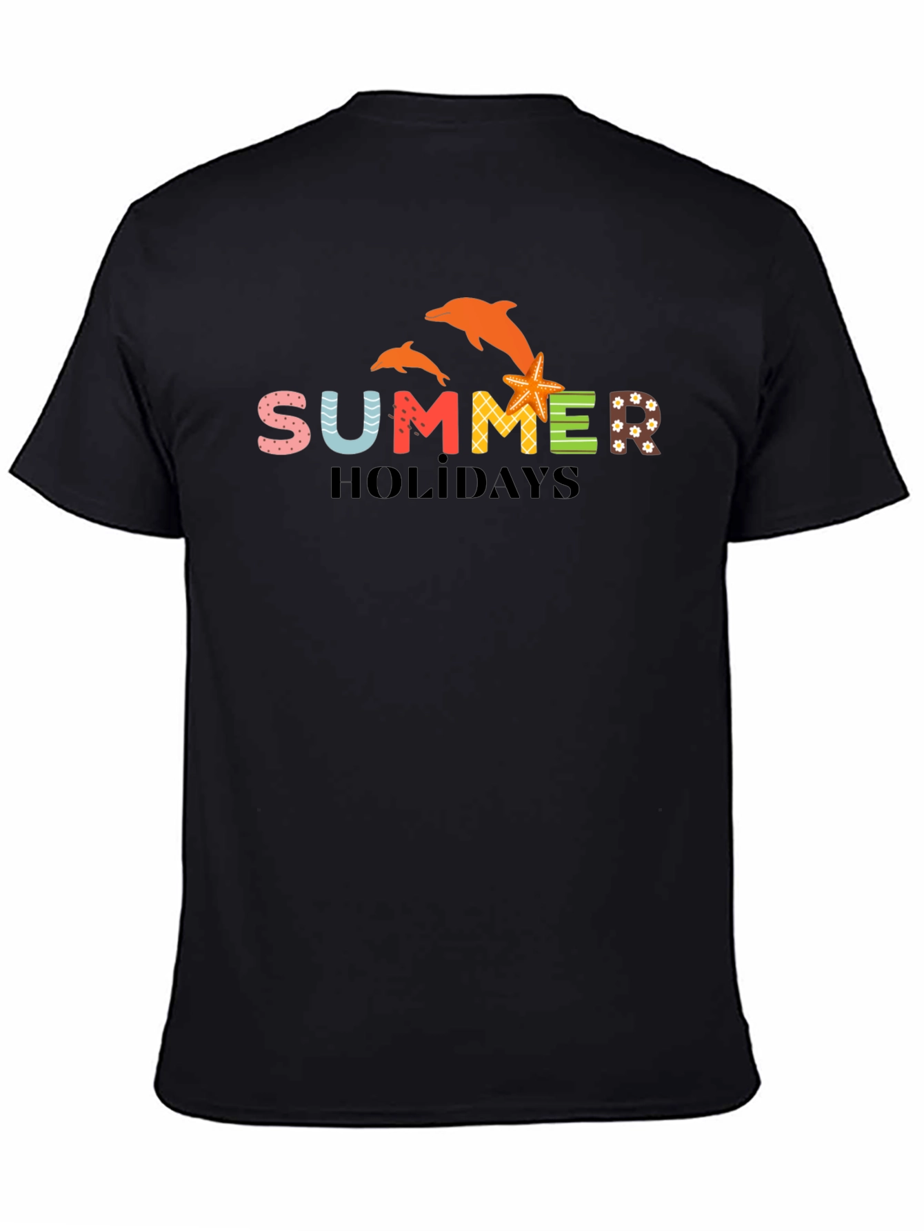 Summer Holiday Novelty Graphic T-Shirt