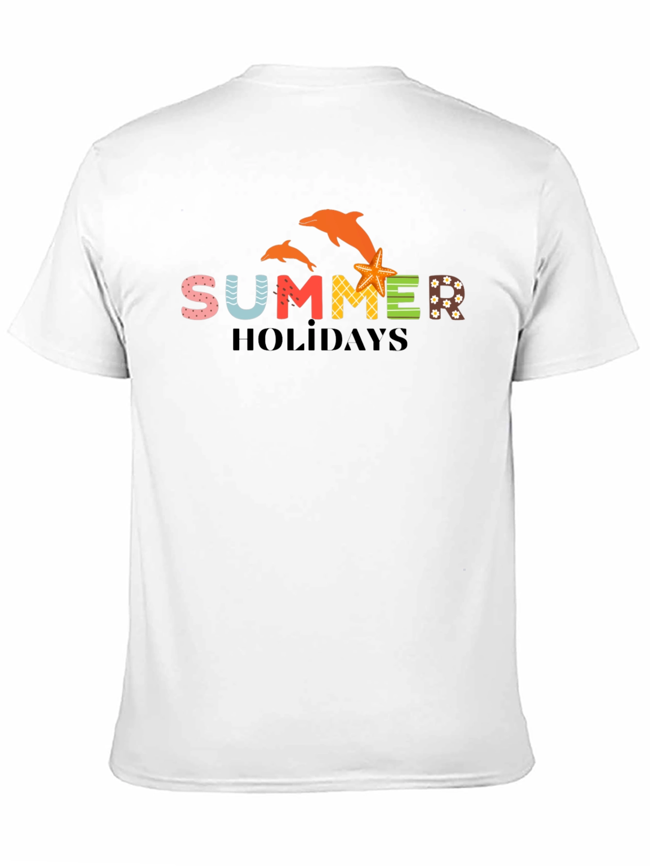Summer Holiday Novelty Graphic T-Shirt