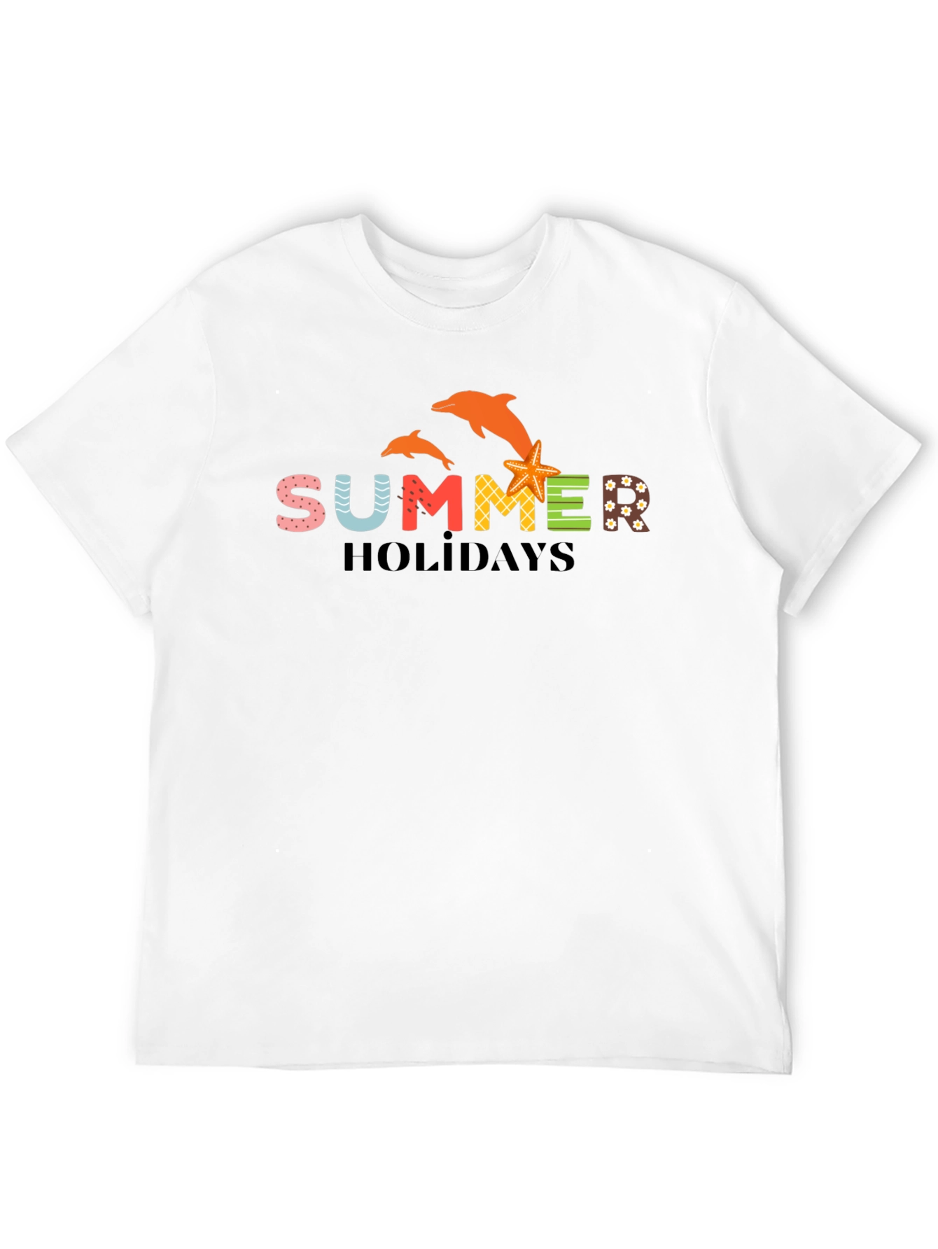 Summer Holiday Novelty Graphic T-Shirt