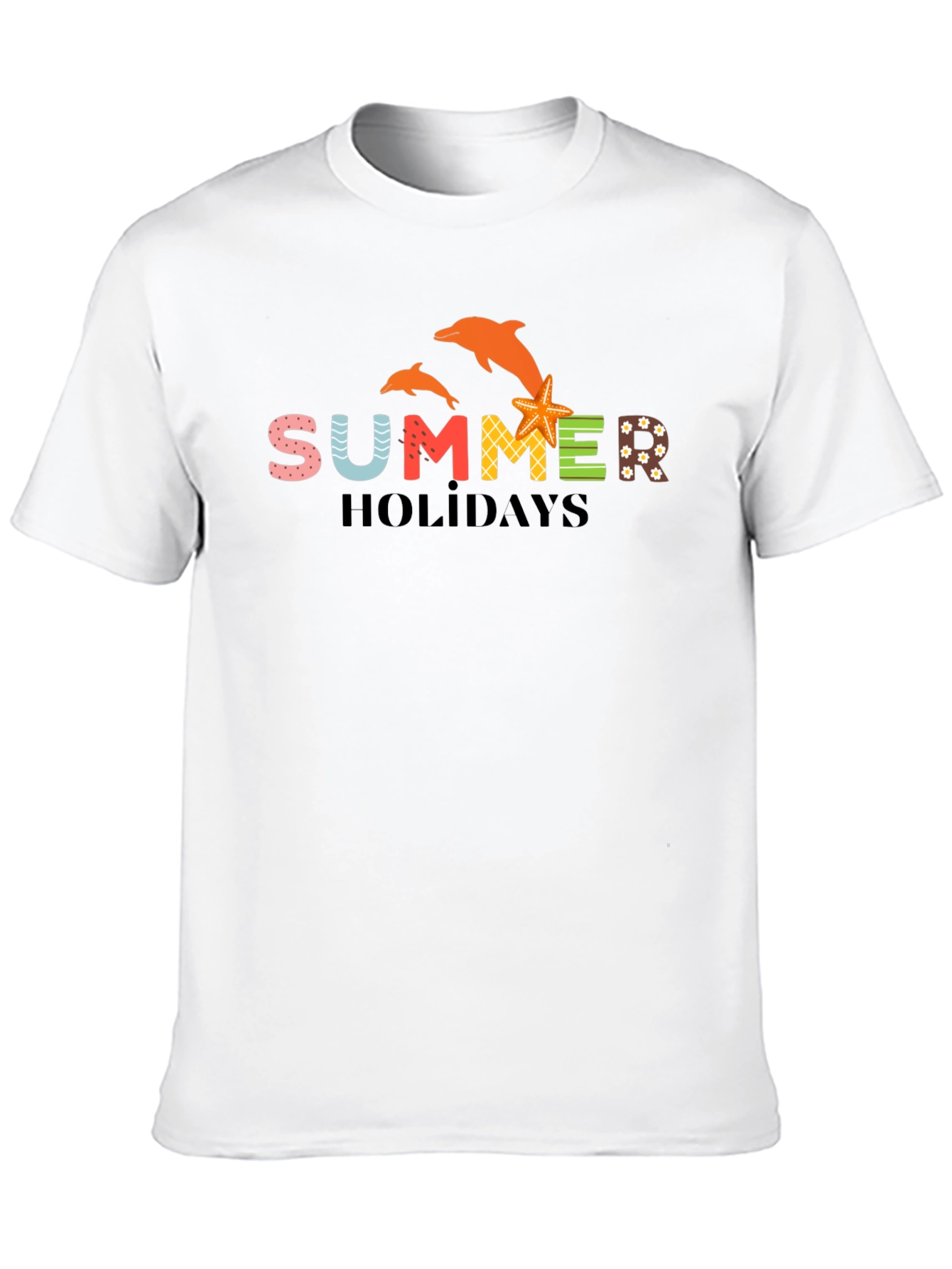Summer Holiday Novelty Graphic T-Shirt