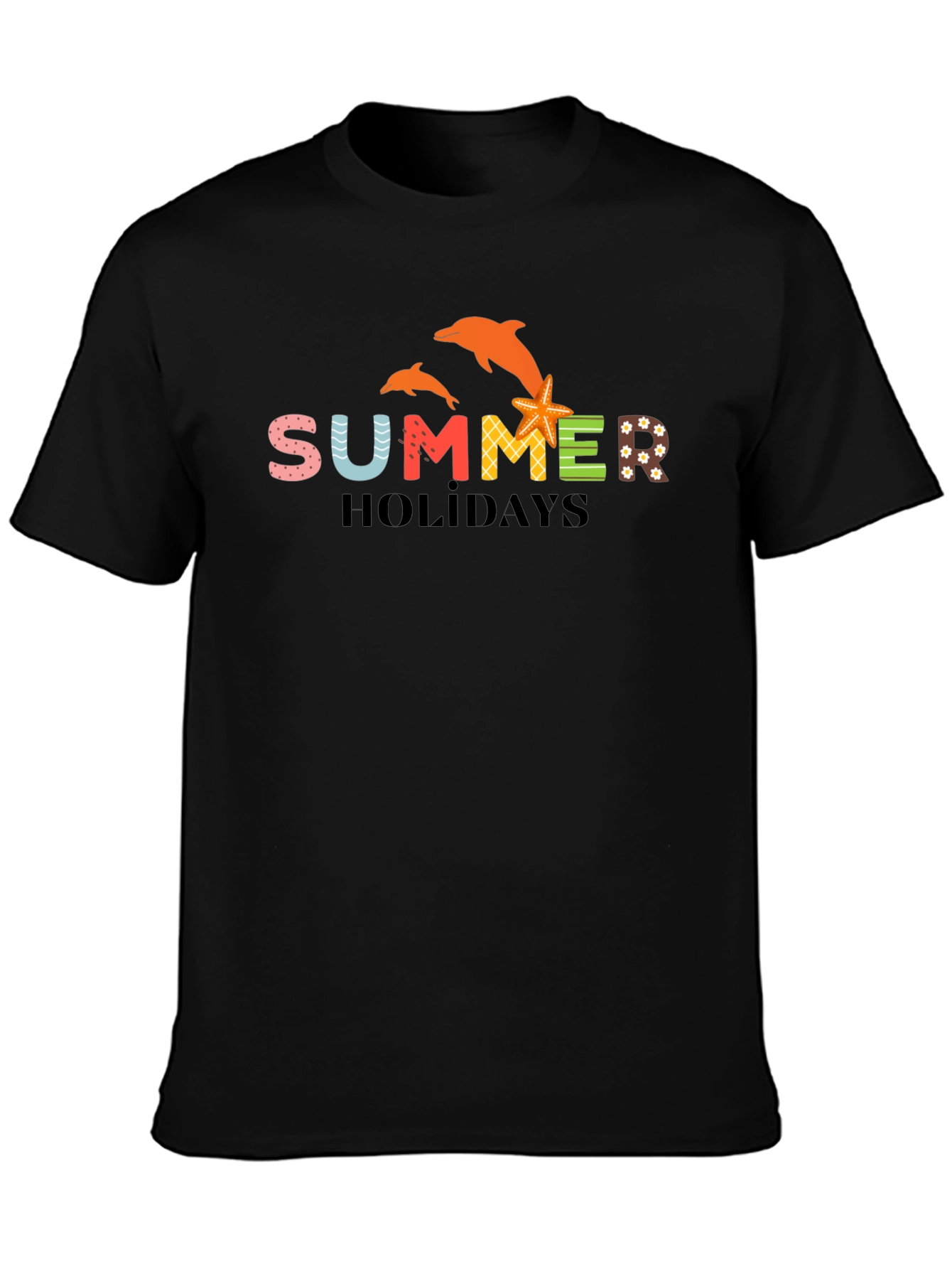Summer Holiday Novelty Graphic T-Shirt